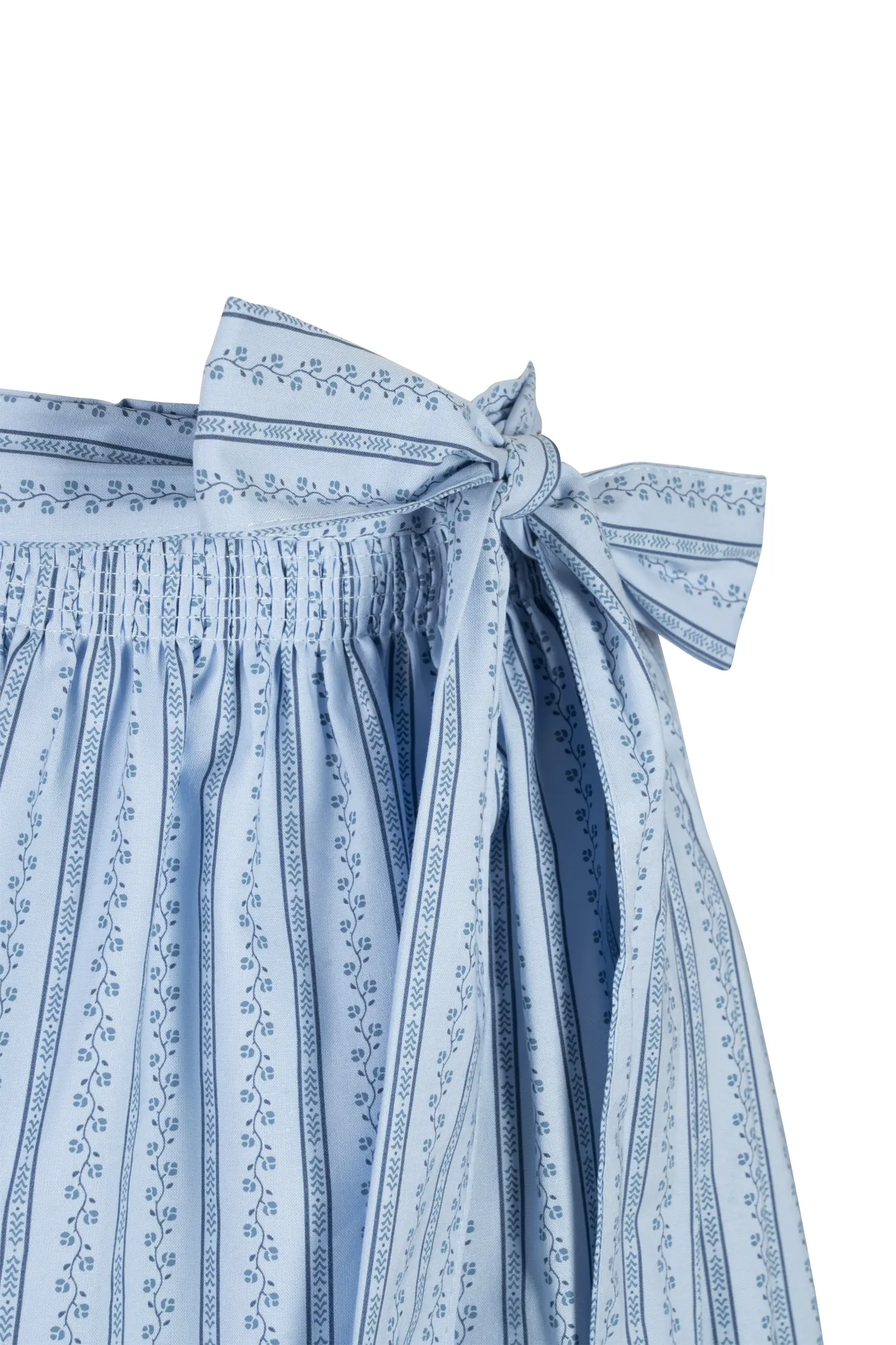 3137-0067-bl4-24-01-1103844 Dirndlschürze in blau 70 cm - Detail
