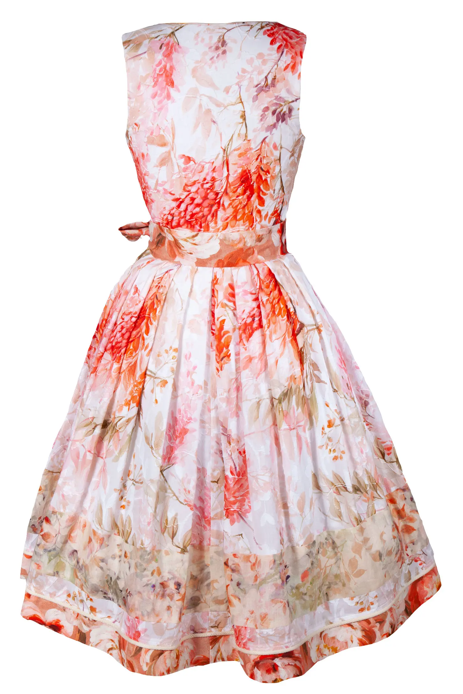 3099-0298-or5-23-04c-5753 Sportalm Dirndl mit zwei Schürzen und extra Schürzenband- Rückansicht