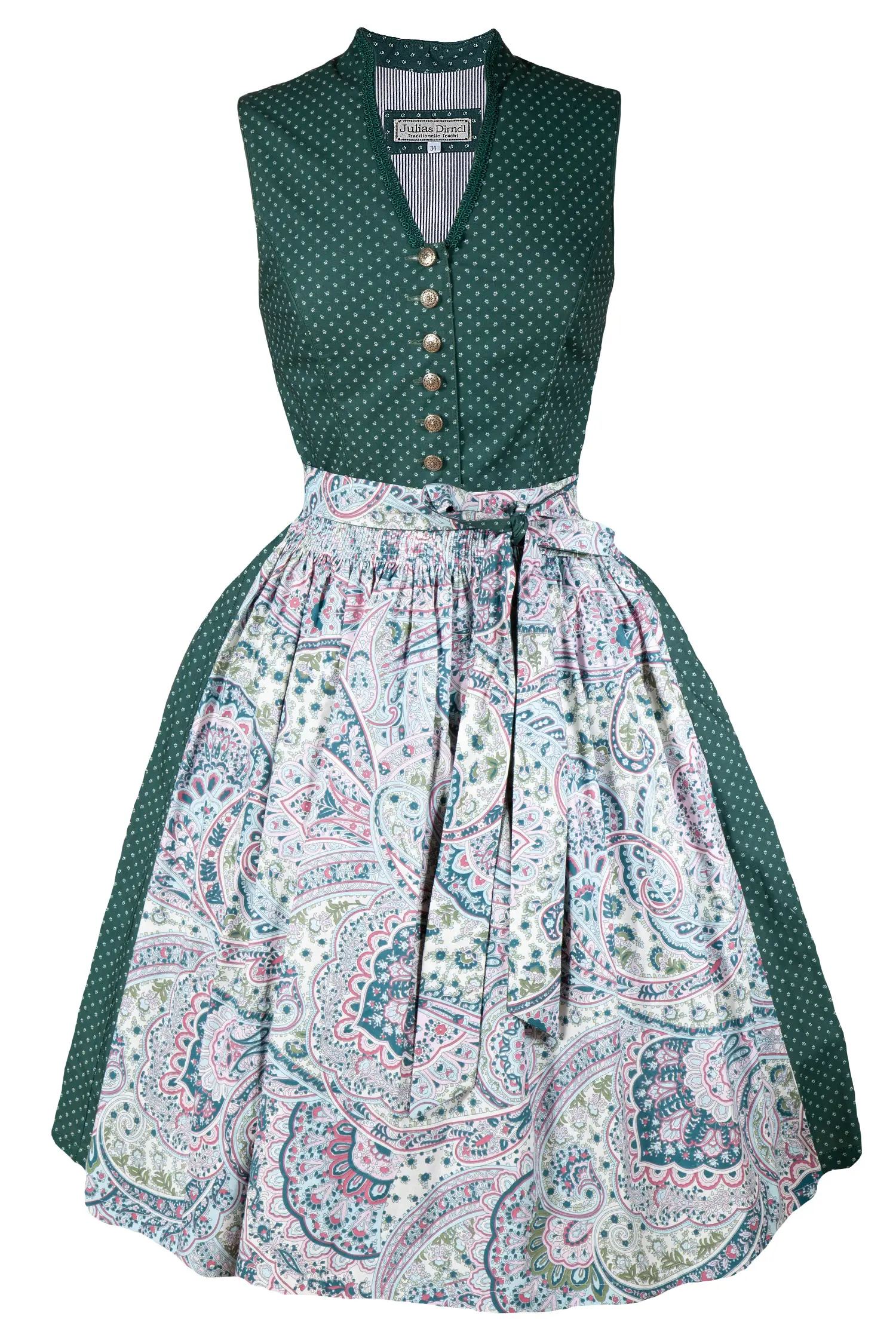 3091-1520-gn8-23-04c-5768a Dirndl von Julias Dirndl in tanne
