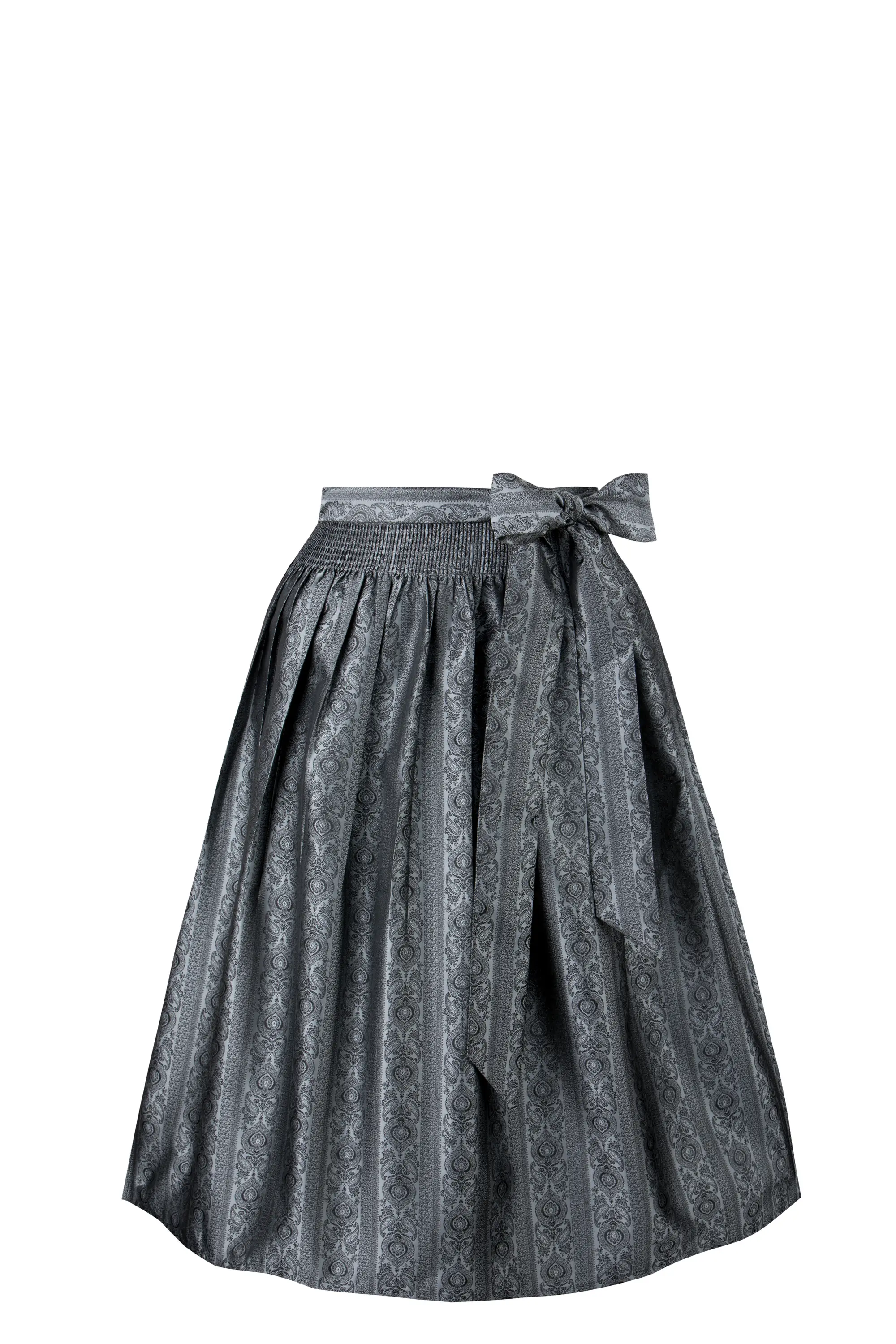 Dirndlschürze Corinna von Stockerpoint in Grau graue schürze von Stockerpoint