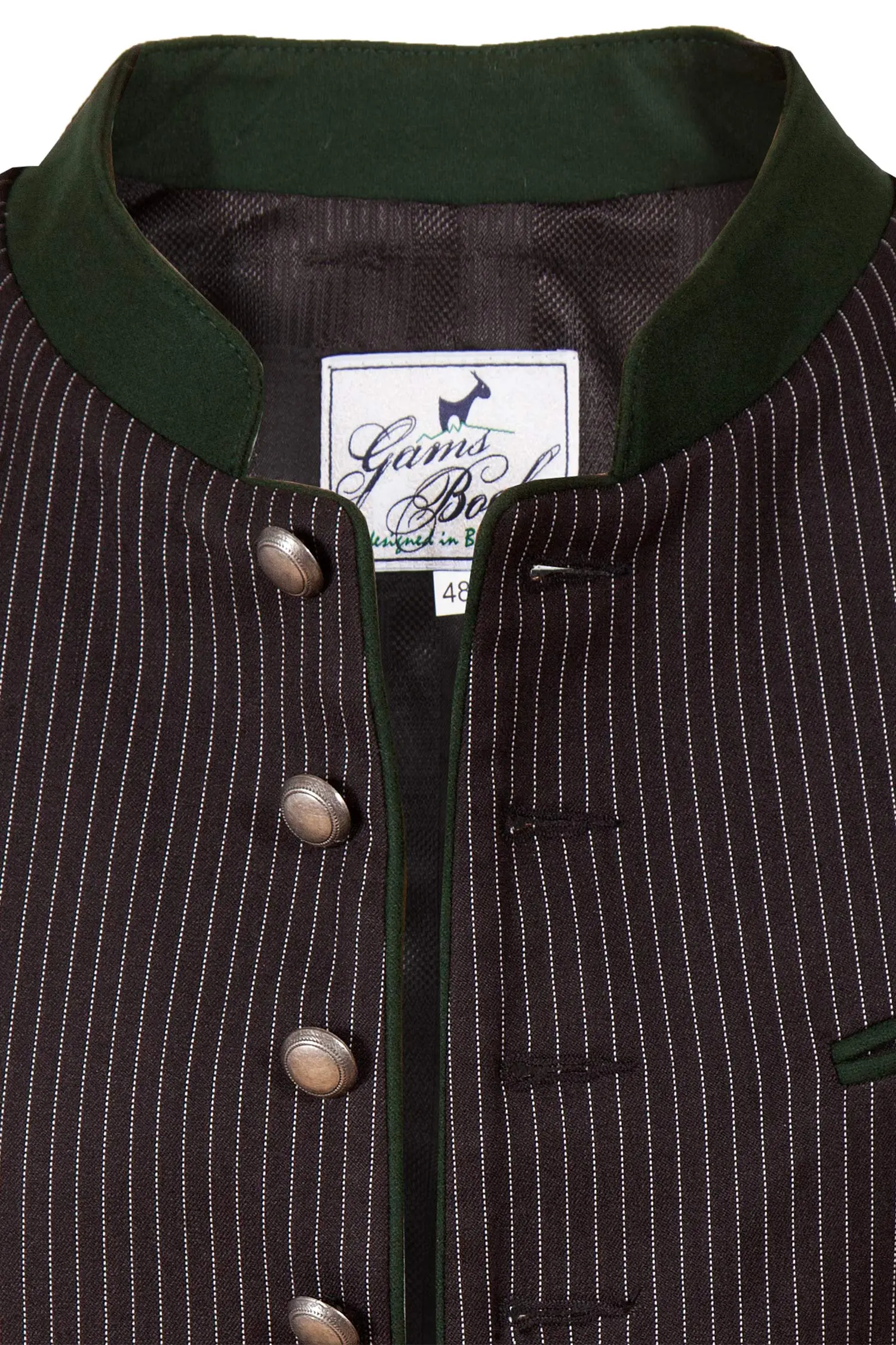 trachtenweste-schwarz-mit-nadelstreifen-1343-1039-sw5-19-05a-9921-b Trachtenweste Leopold in schwarz mit Nadelstreifen Kragen