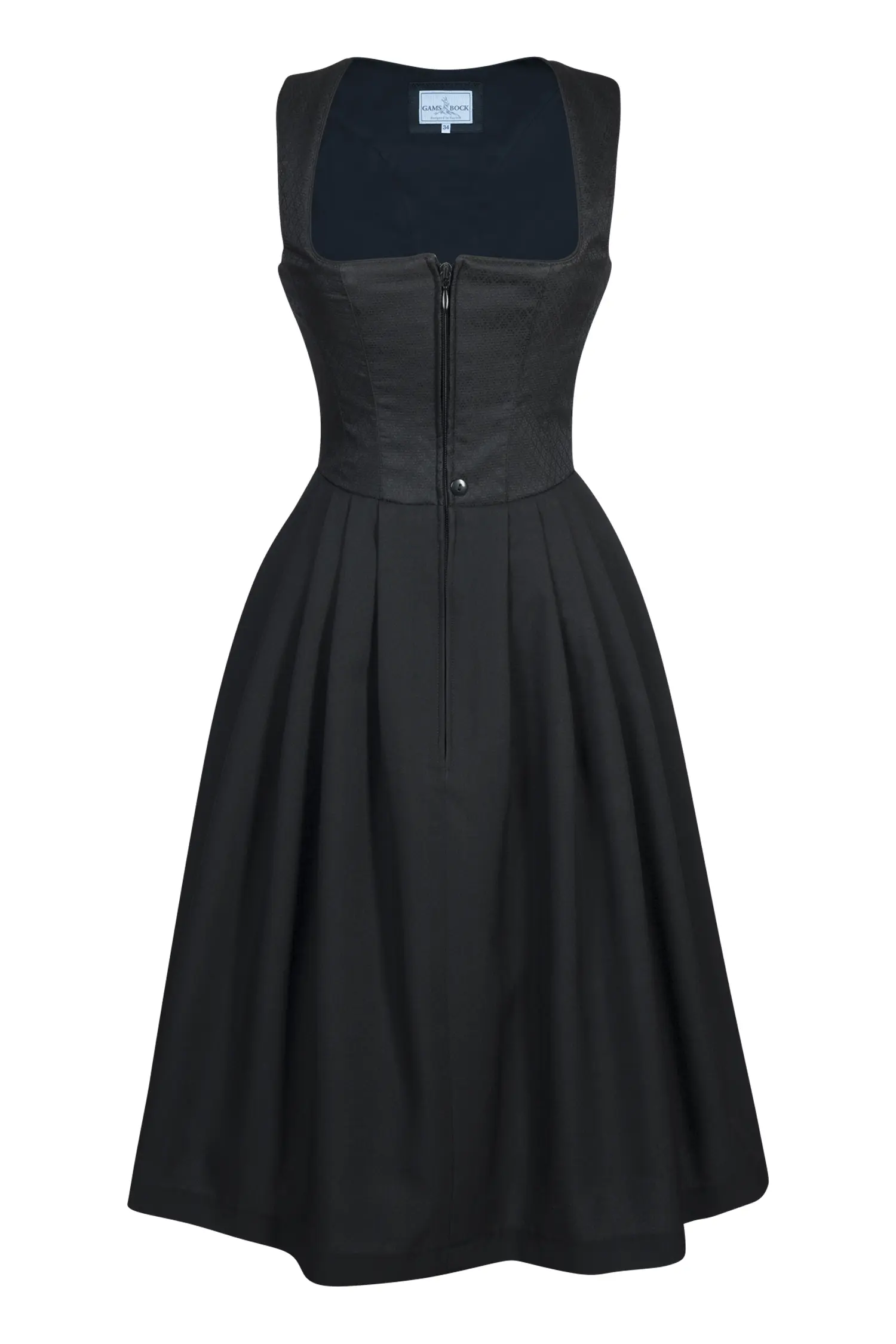 Gastrodirndl in schwarz mit Stretch