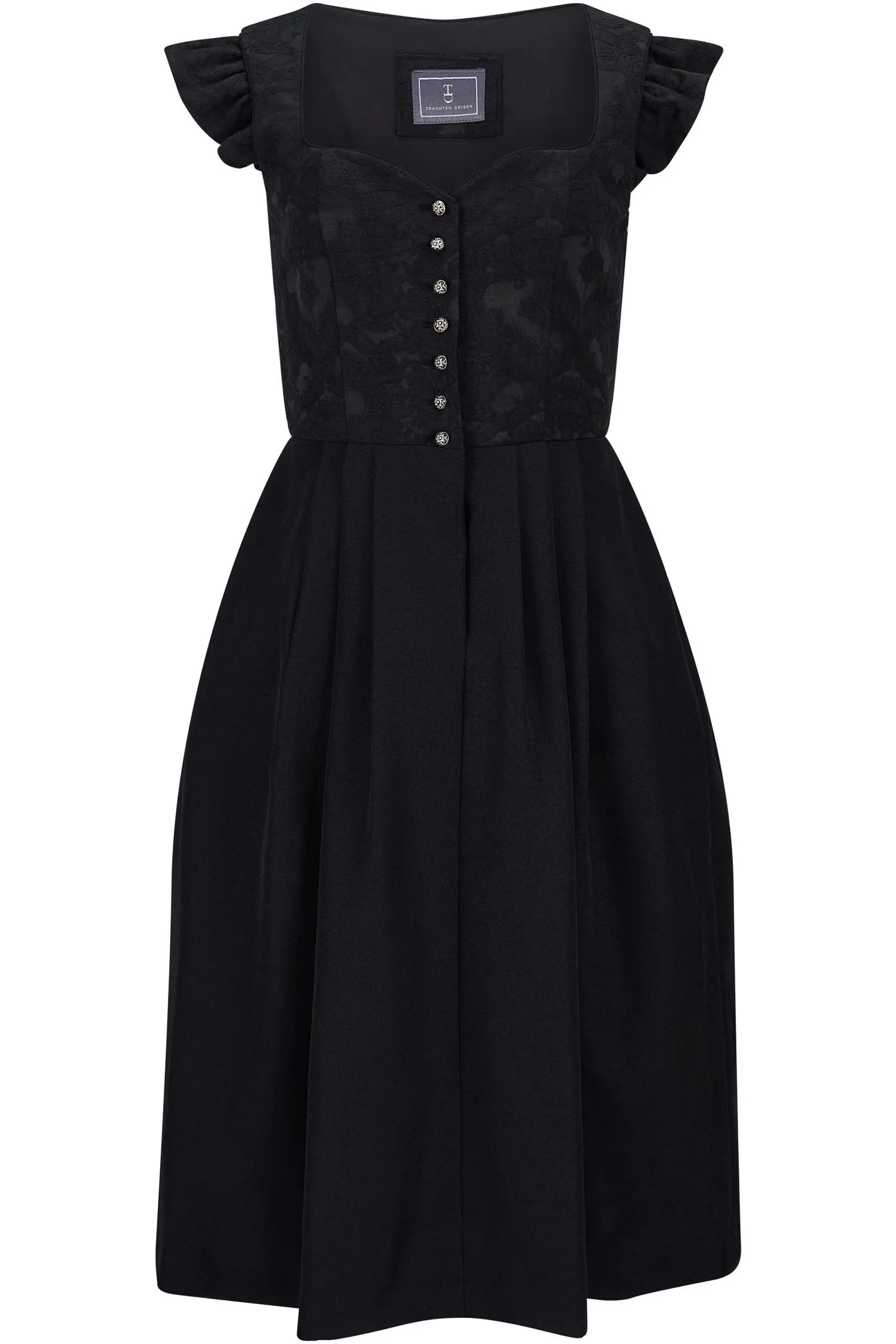 Gastrodirndl Emanuela von Trachten Deiser in Schwarz Gastrodirndl Emanuela in Schwarz