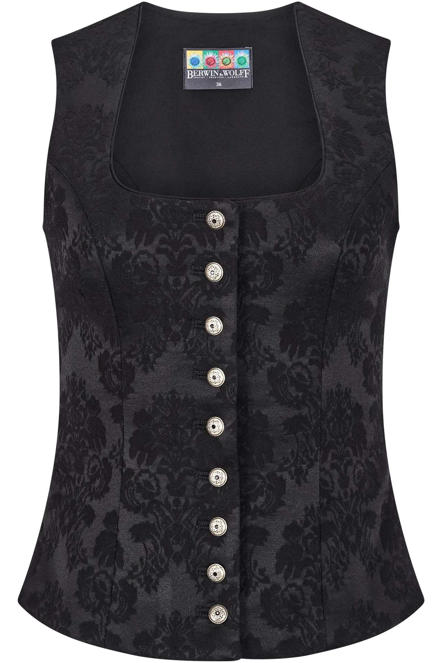 Berwin&Wolff Mieder Schwarz mit Floralem Muster