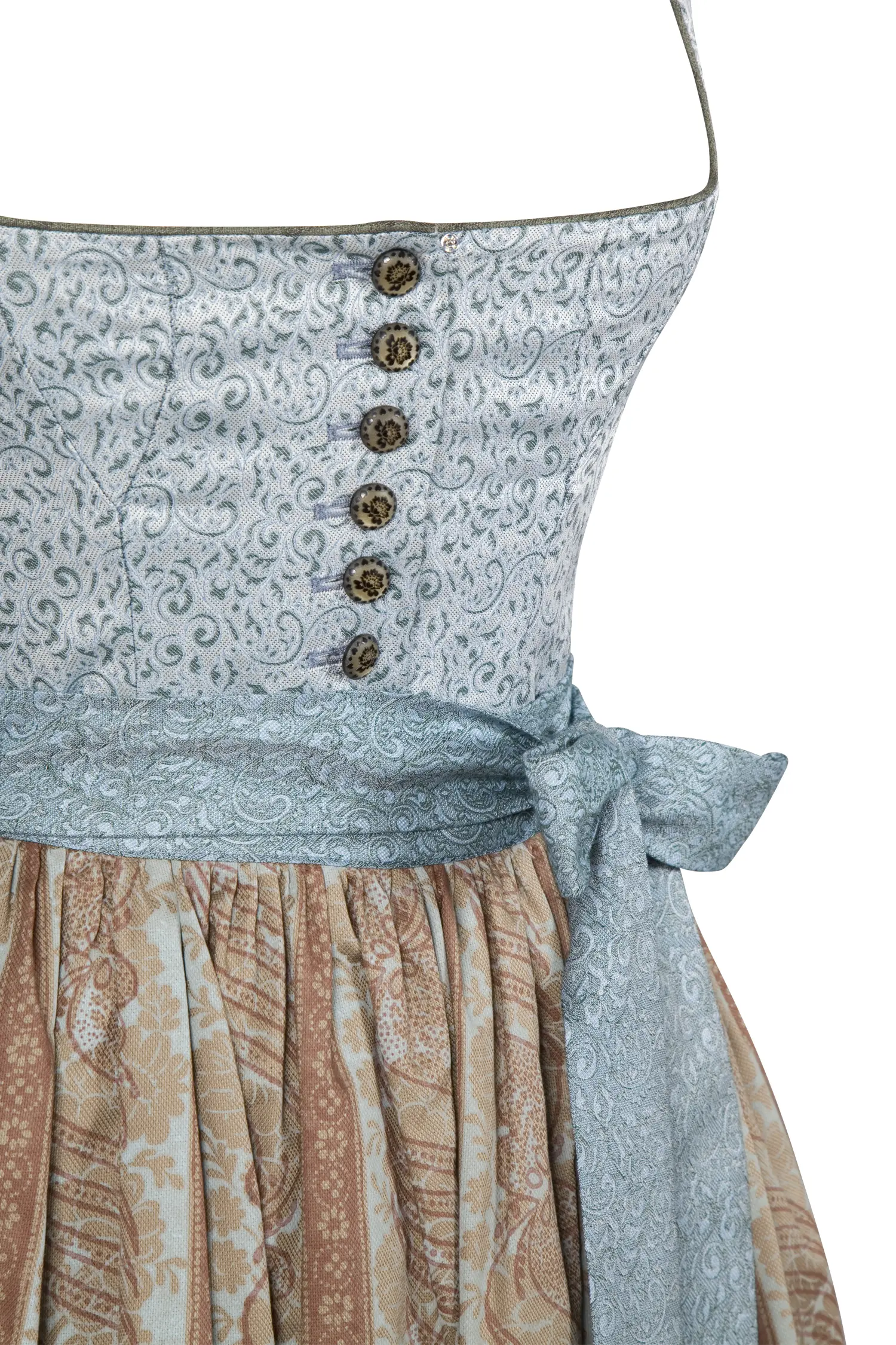 Sportalm Dirndl mit prächtigem Farbenspiel - Detail Mieder