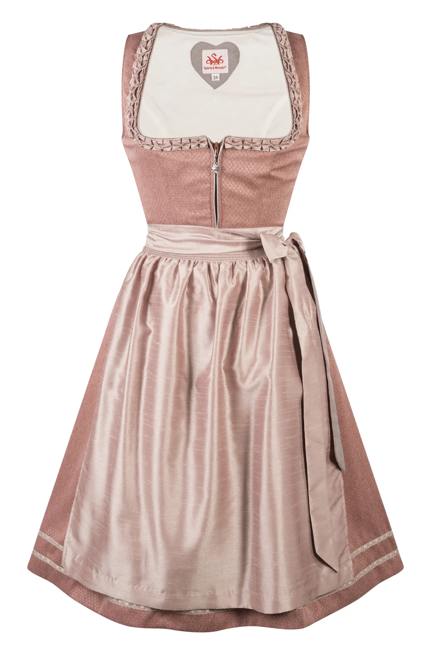 Dirndl Diva in Altrosa