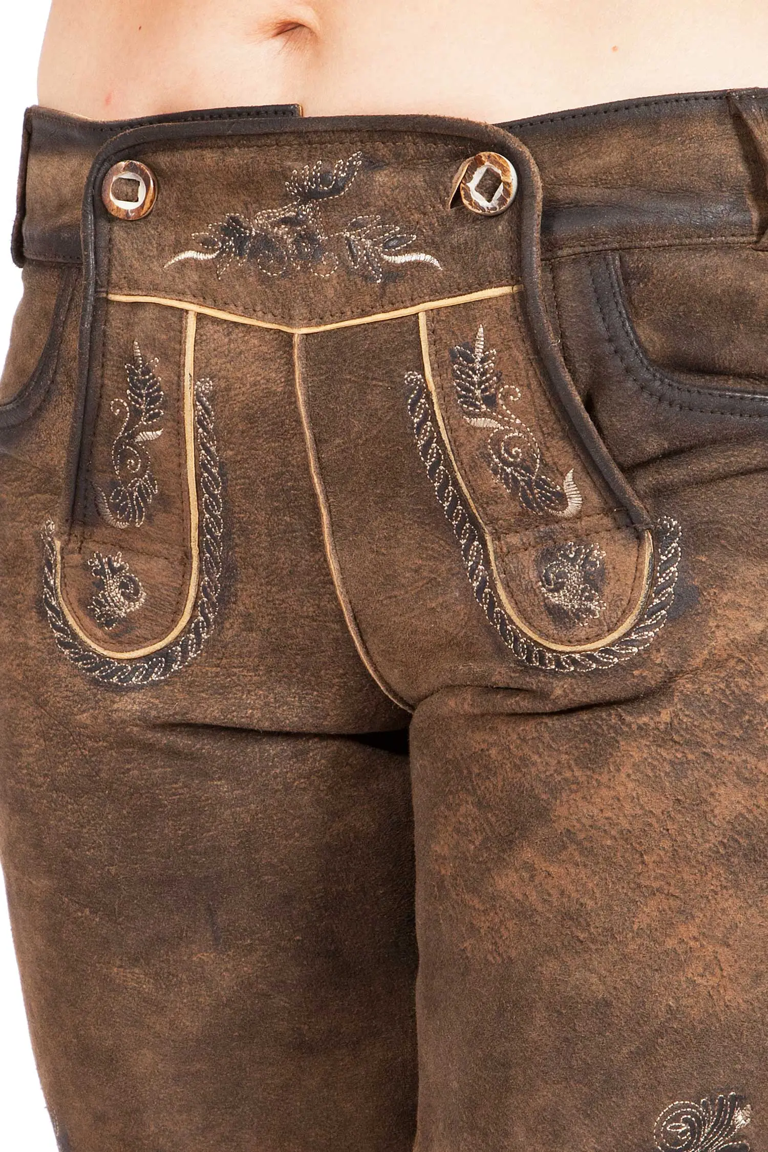 damen-lederhose-piper-mittelbraun-32611-1098-ba7-18-06b-5448-c Damen Trachten Lederhose Piper in mittelbraun Detail