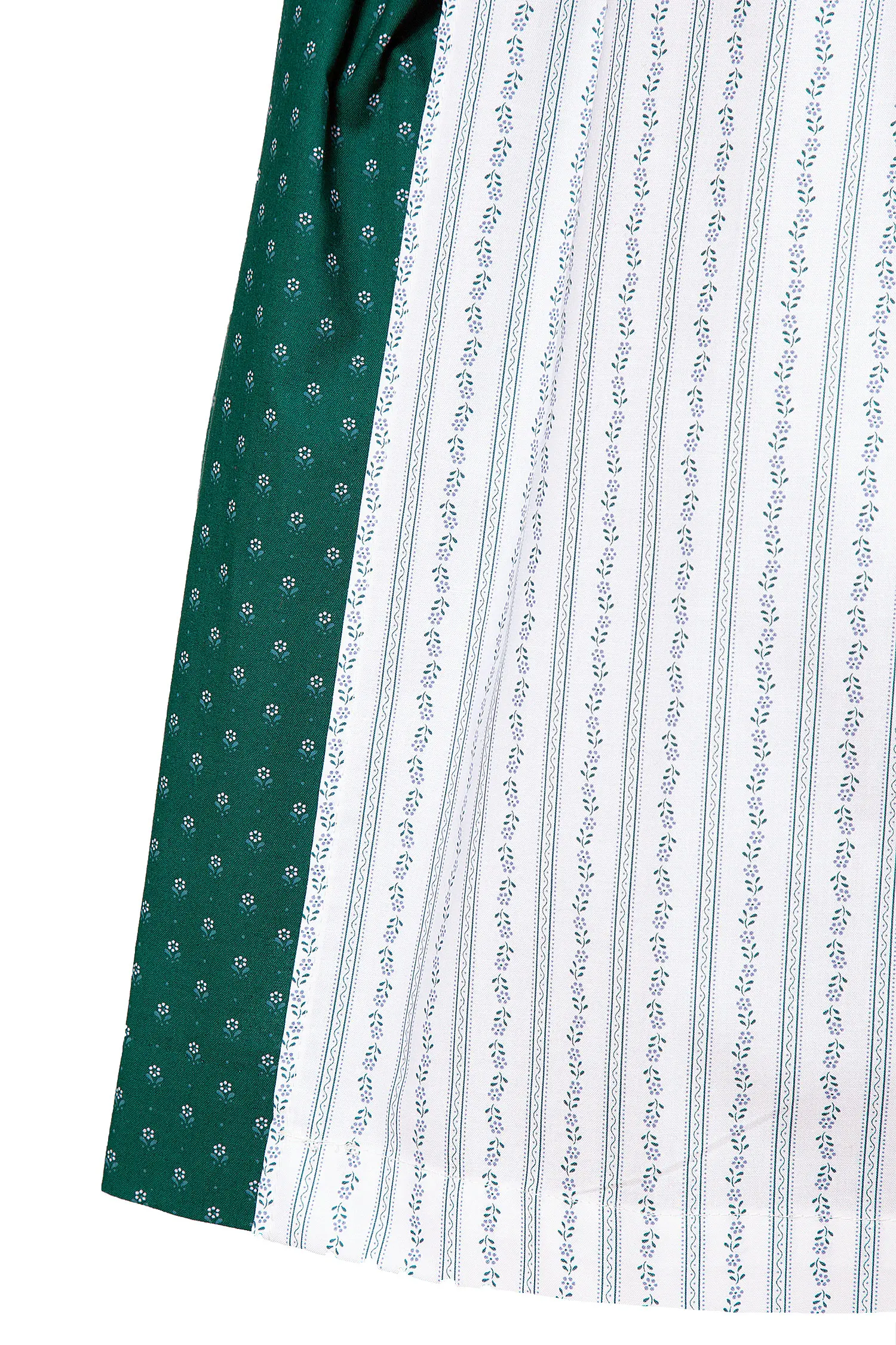 Dirndl "Kamilla" in Smaragdgrün - Detail Rock