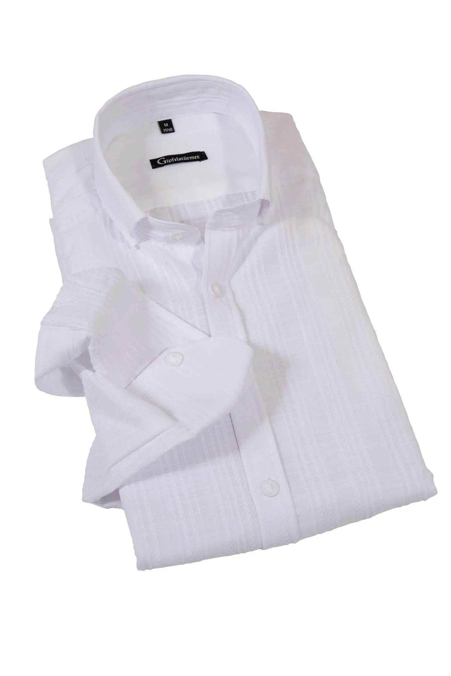 trachtenhemd-weiss-struktur-1512-1331-ws4-20-02a-4302-a Trachtenhemd in weiß mit Strukturmuster Streifen