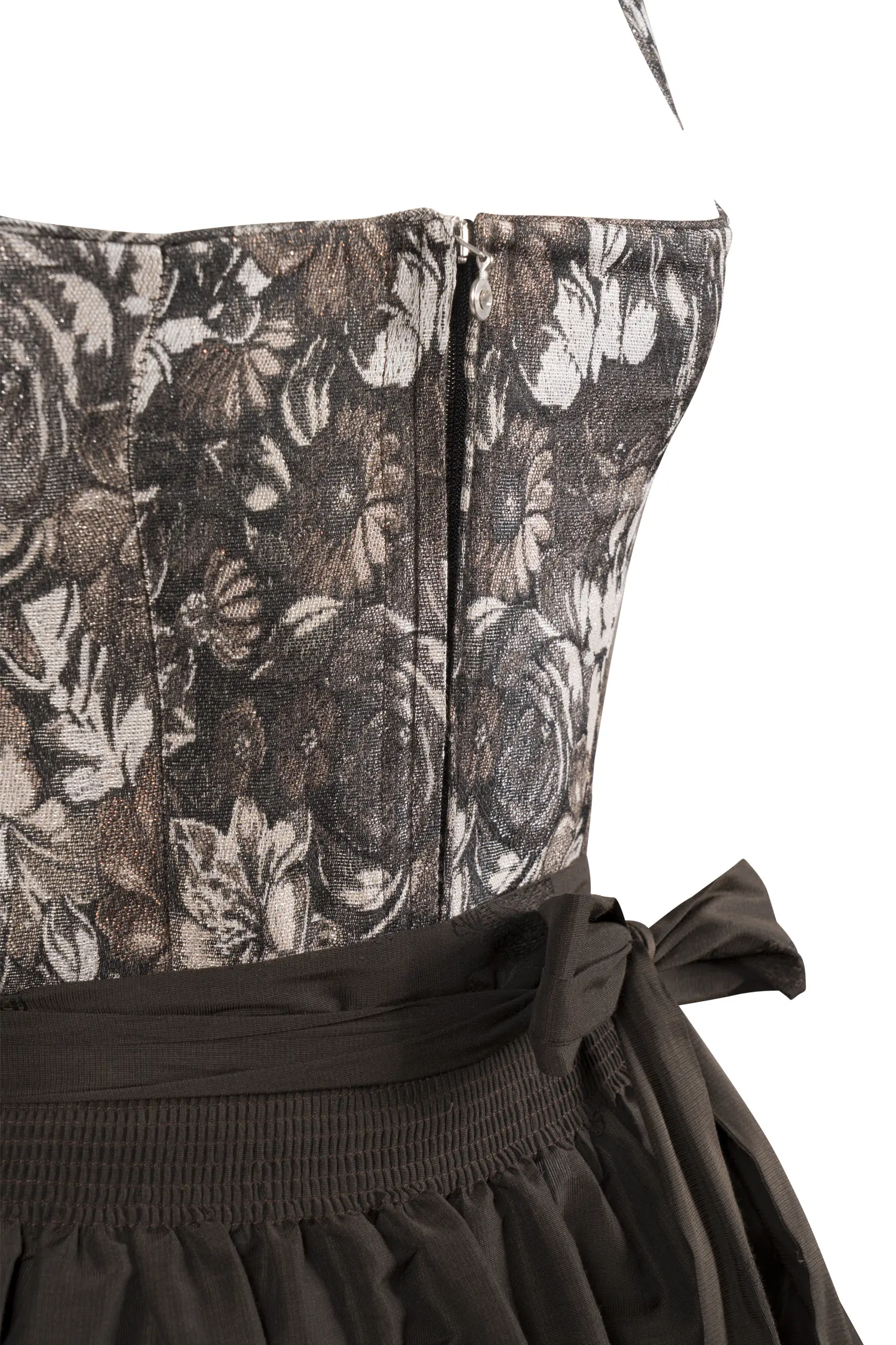 3098-0396-gn9-23-08-10-Di-Ho-01630 Braunes Dirndl Isabella von Sissi ey! - Detail Mieder