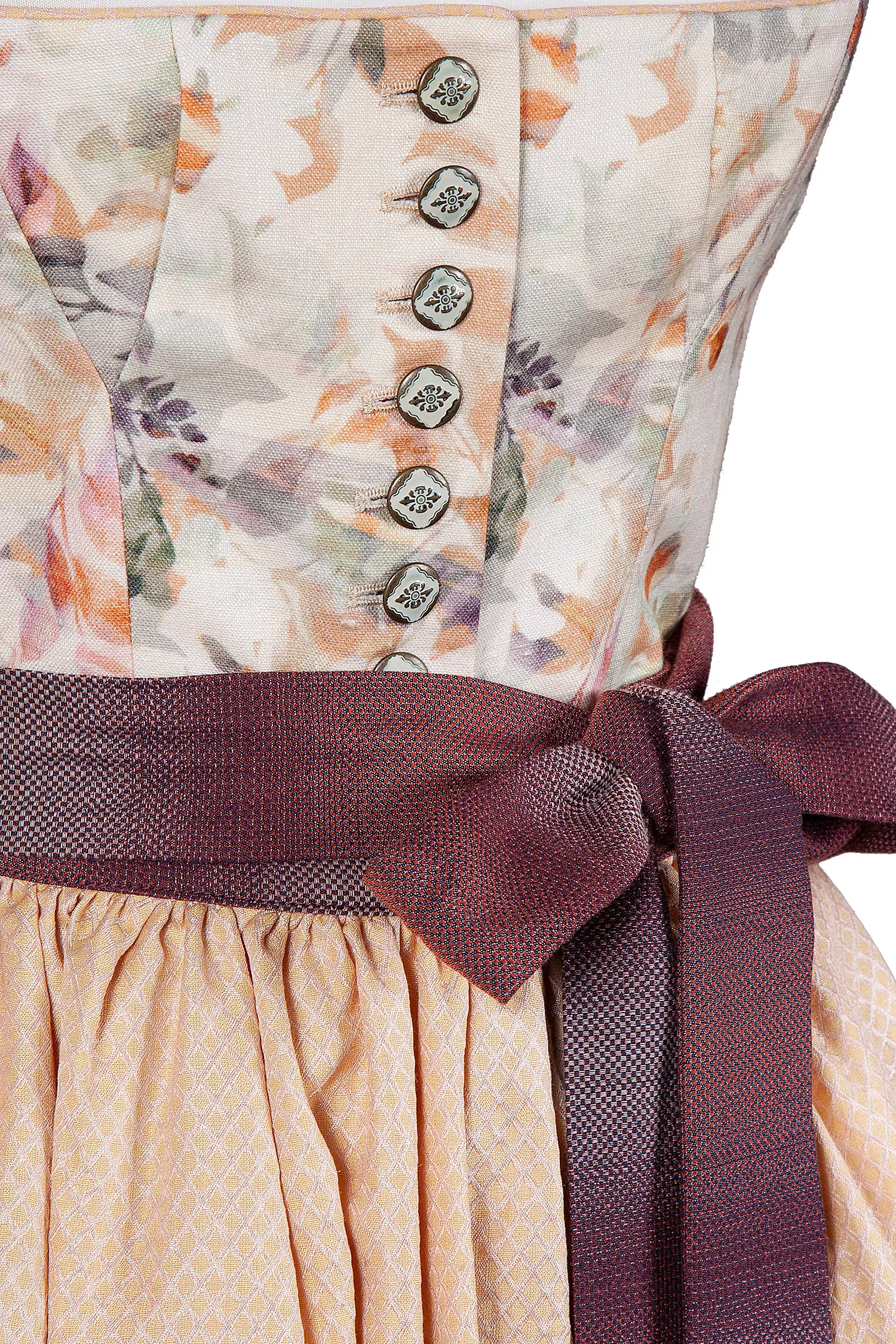 Sportalm Dirndl mit exclusiver Schürze - Detail Mieder