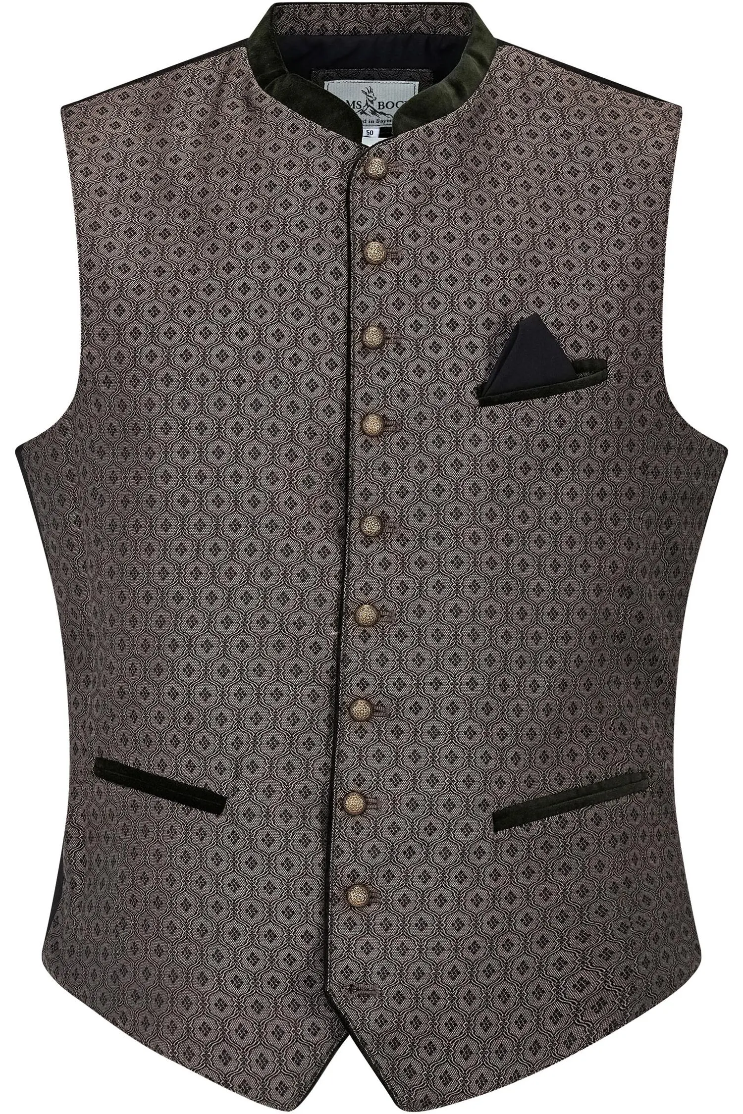 Trachtenweste Corelli von Gamsbock in Braun Gamsbock Weste Corelli in braun