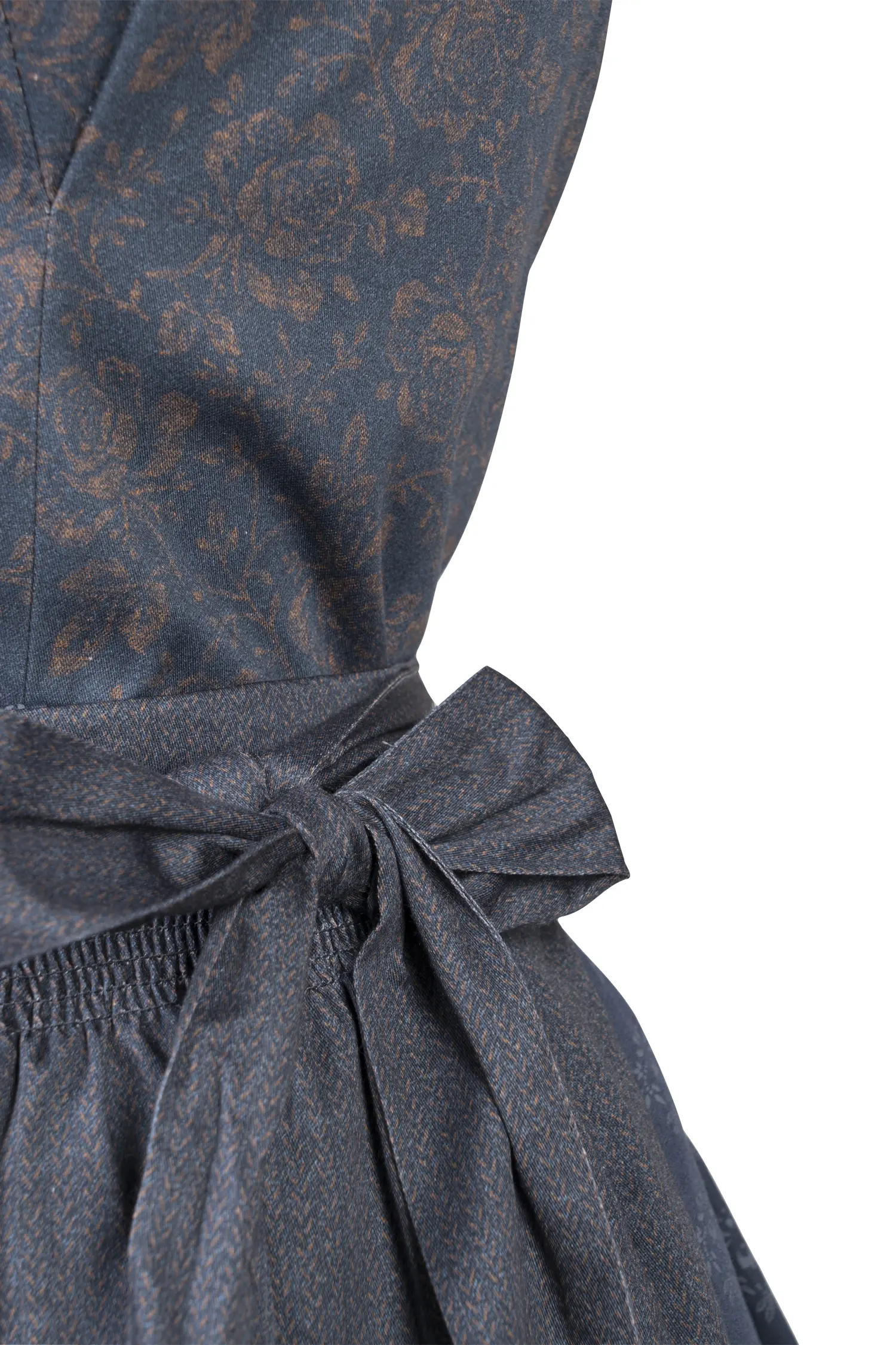 Dirndl Karin in Blau Detail Mieder