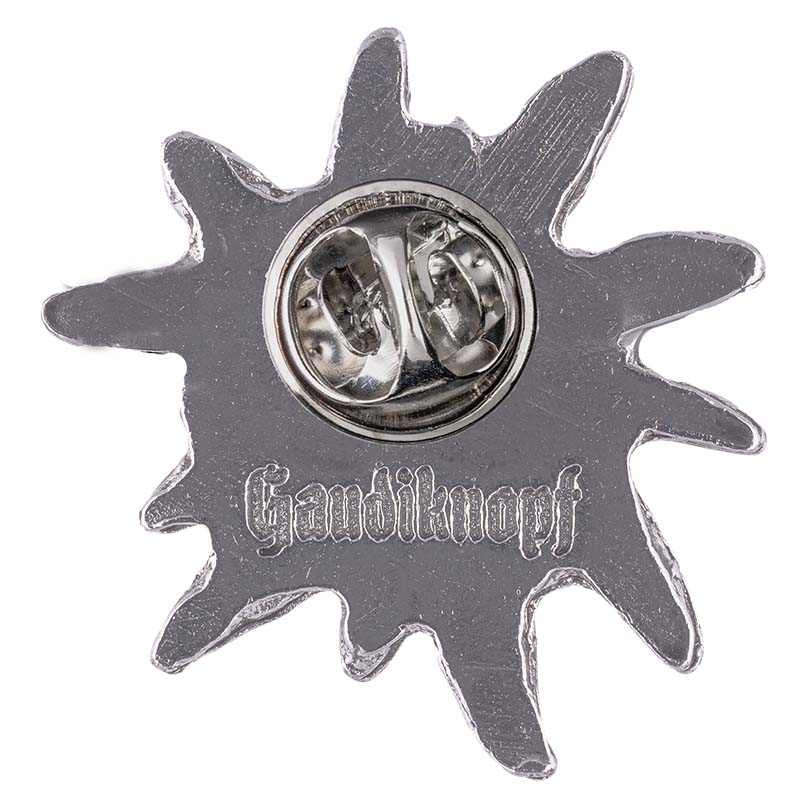Gaudiknopf Anstecker Edelweiss