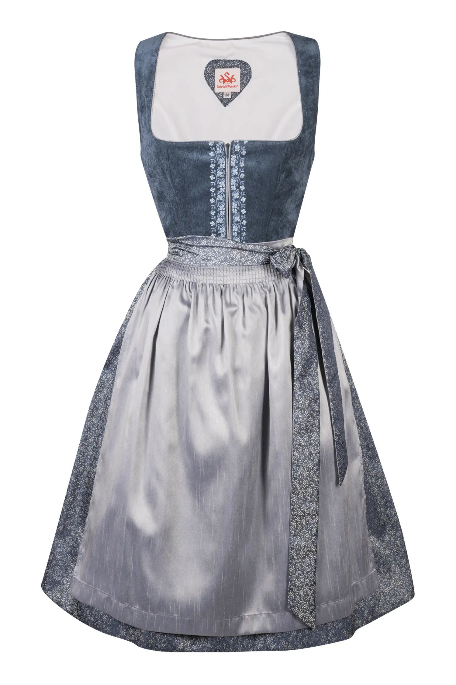 Dirndl von Spieth und Wensky in Blau