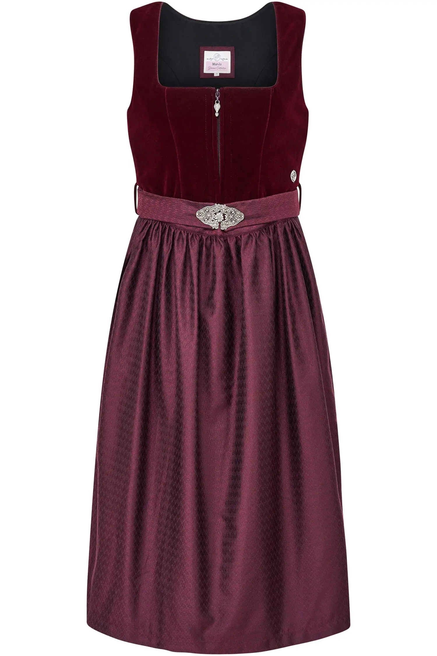 Dirndl Grafling von Marjo in Weinrot Dirndl Grafling in weinrot