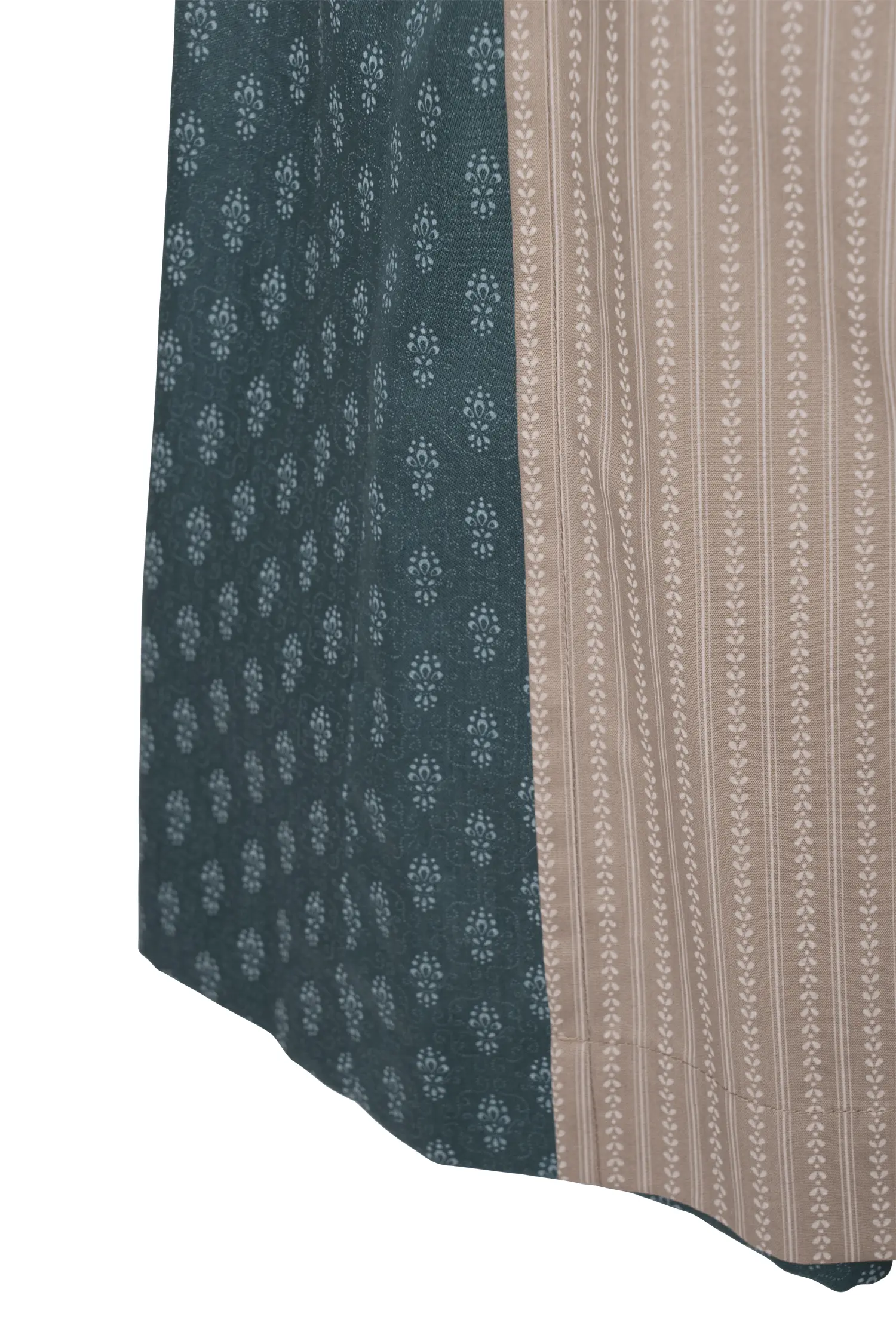 Dirndl Manuela in petrol / cappucino - Detail Rock