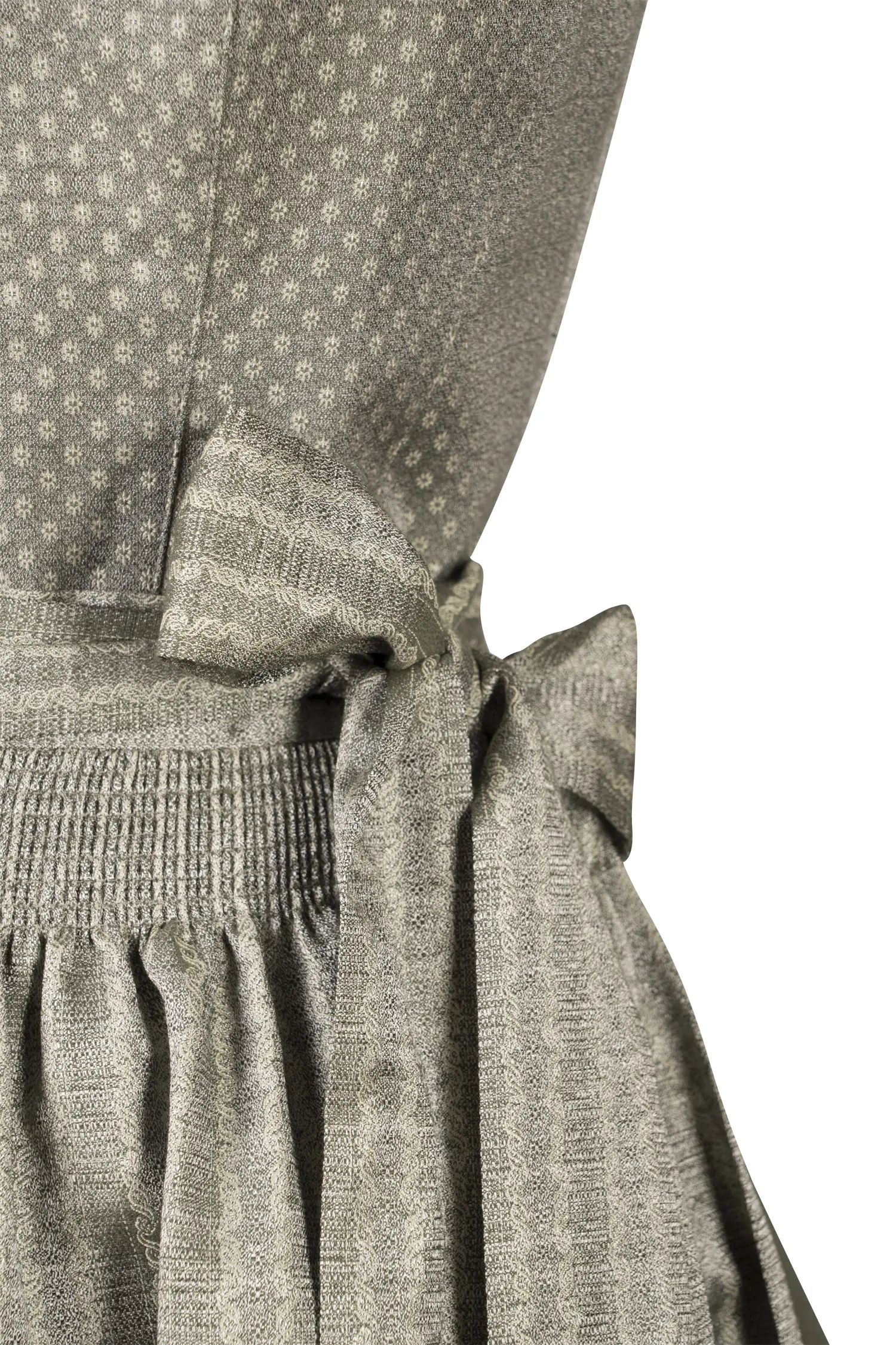 Gamsbock Dirndl in Grün Detail Mieder