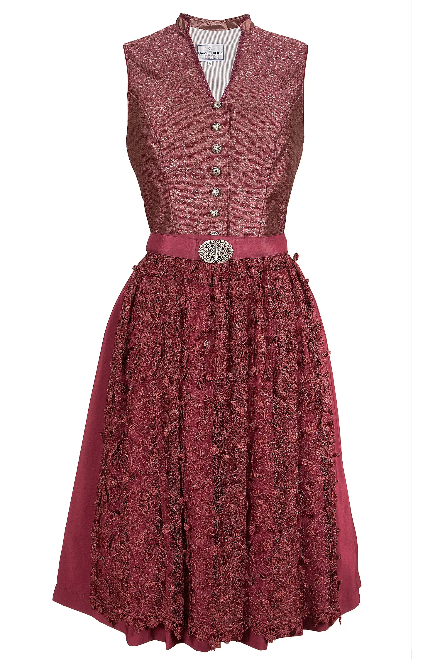 3096-0078-rt8-21-07a_7443-a Gamsbock Midi Dirndl in bordeaux