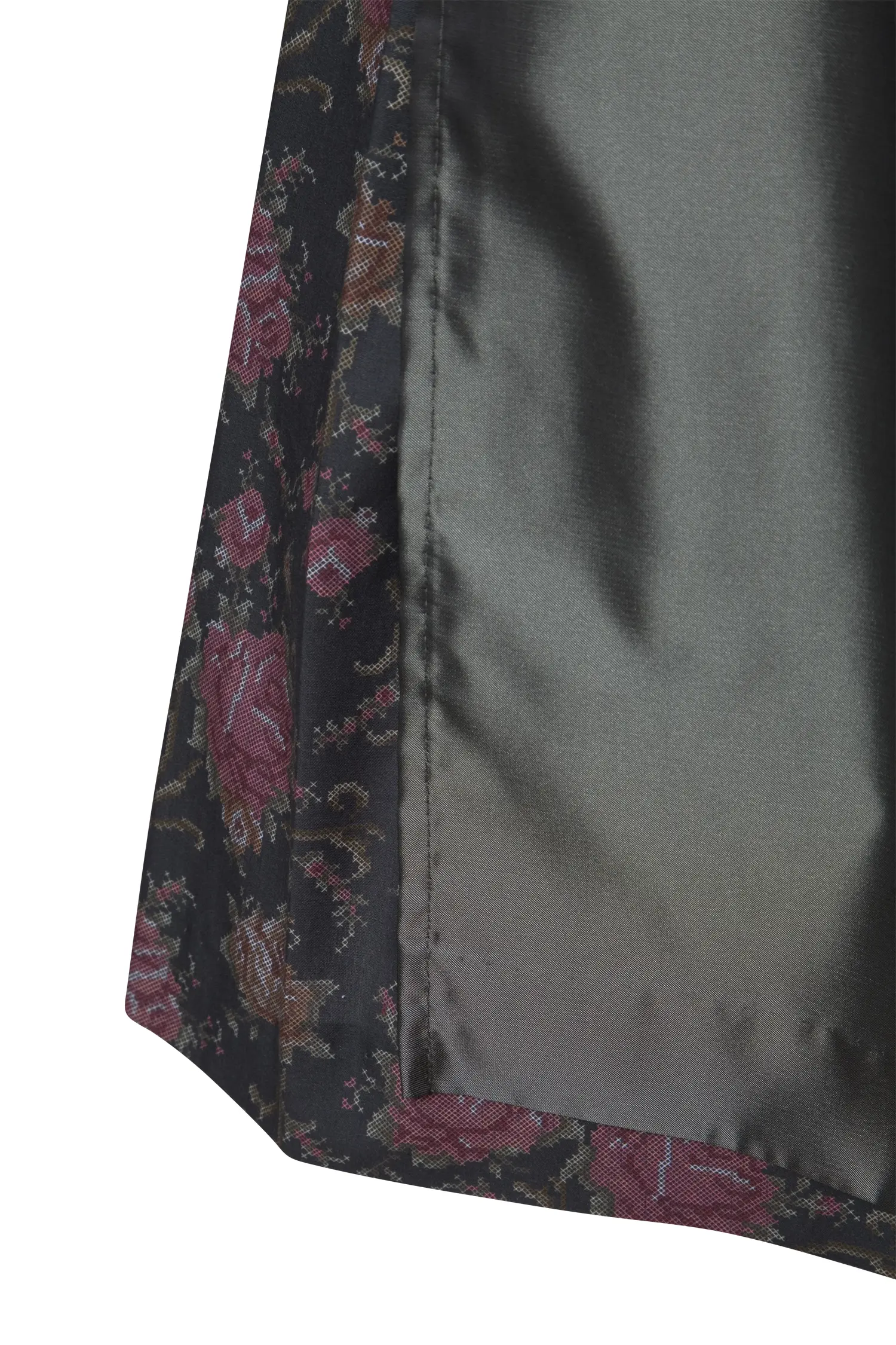 Dirndl Koflersee in oliv mit Samtmieder - Detail Rock