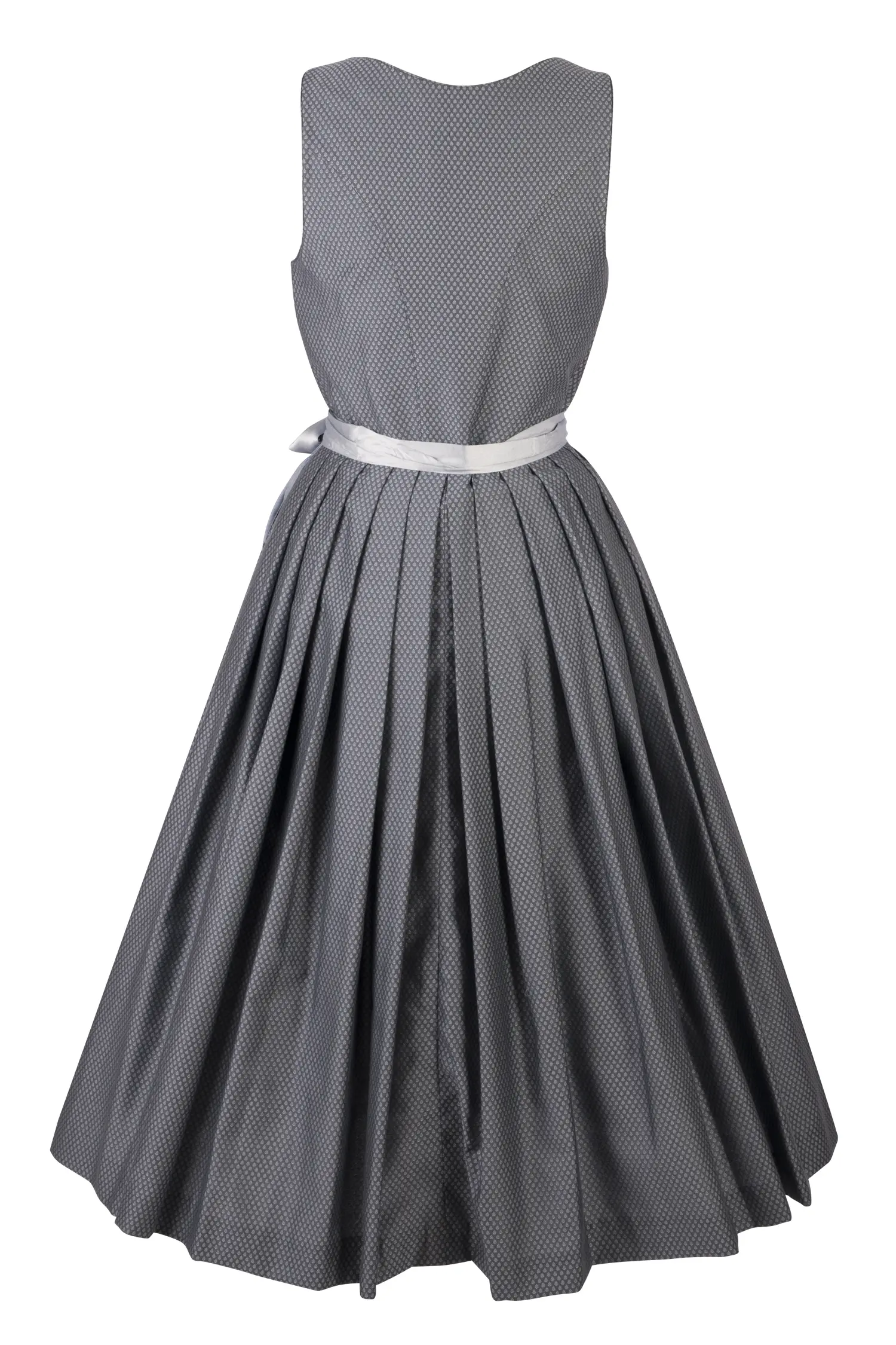 Hammerschmid Dirndl Pillersee in stahlblau - Rückansicht