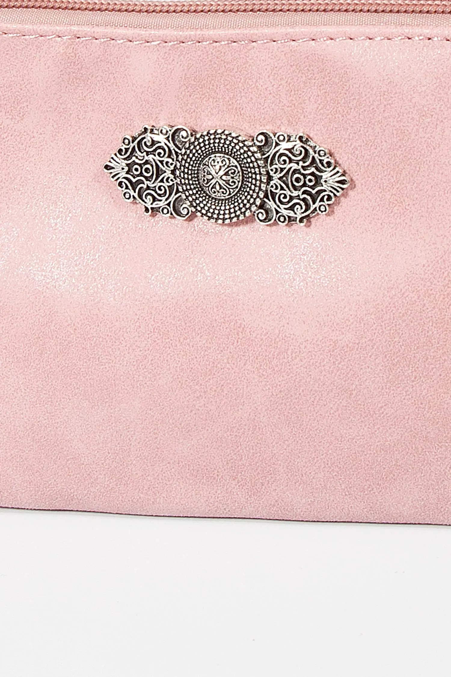 Kleine Trachtentasche in rosa zum umhängen Detail