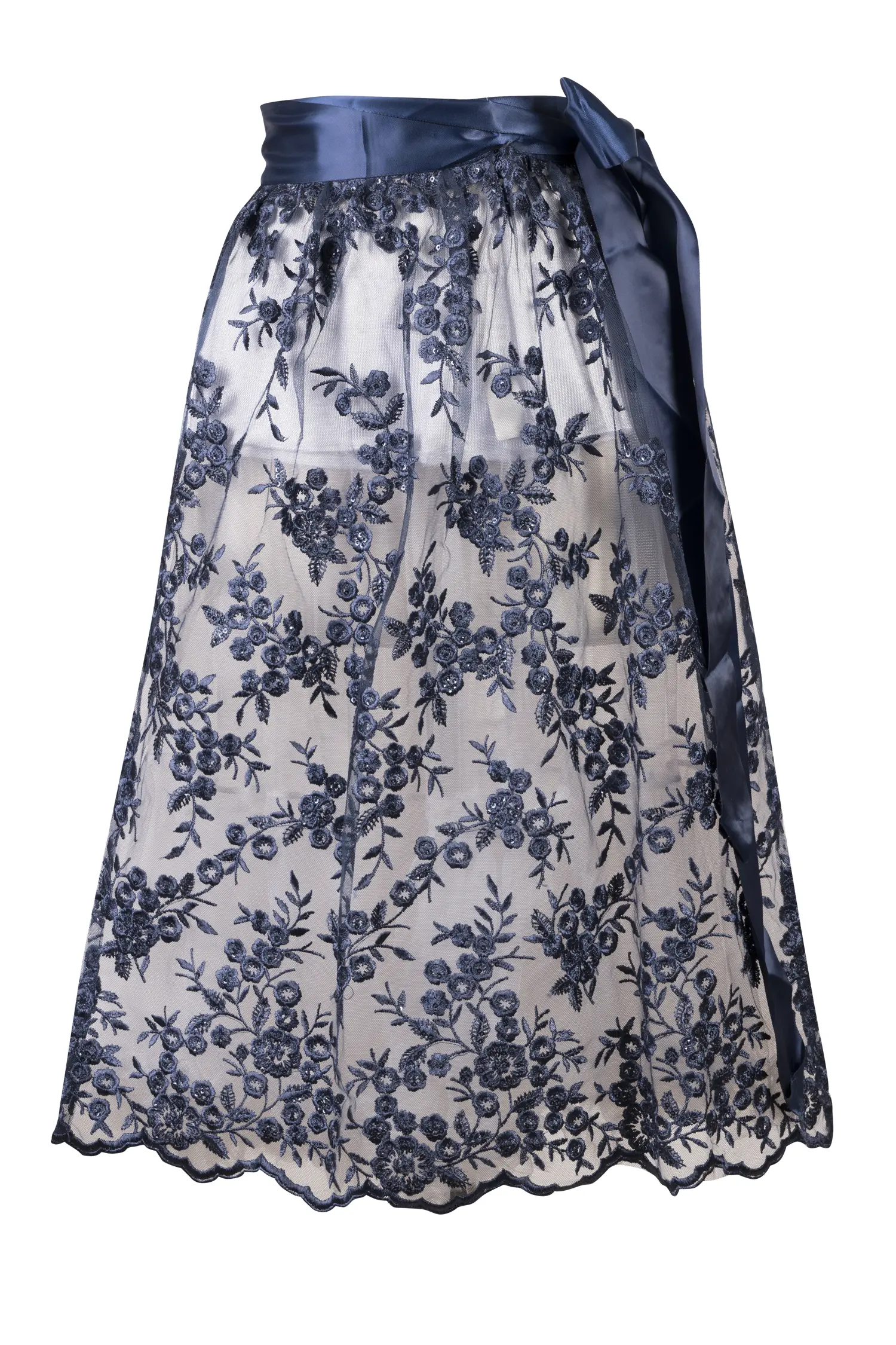 Dirndlschürze in Dunkelblau