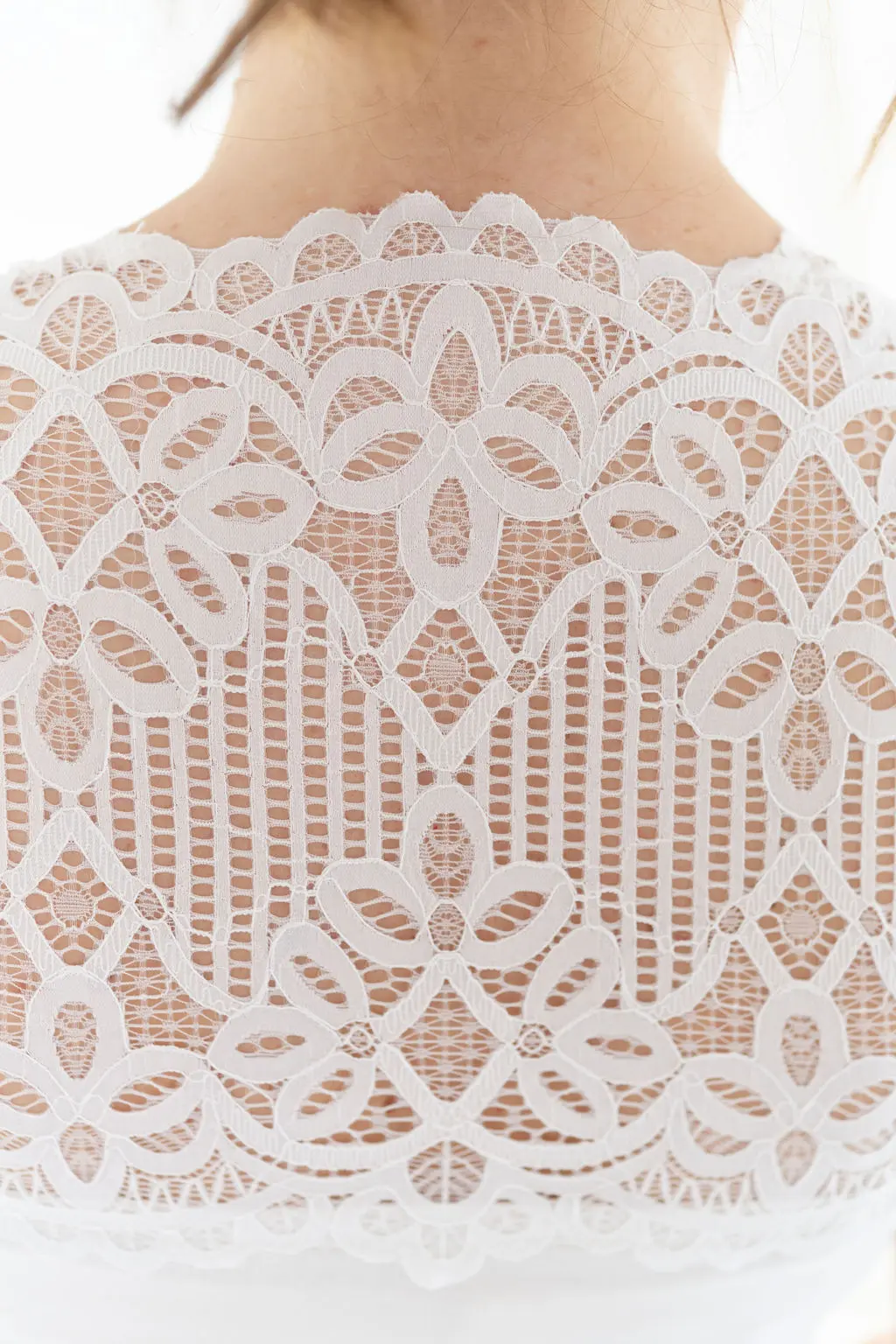 Spitzenbluse weiß my Choice