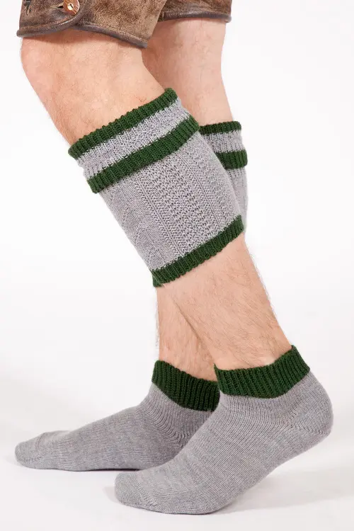 loferl-grau-tanne-4515-1001-gr5-17-09f-5845-a Trachten Loferl für Herren in hellgrau und tanne