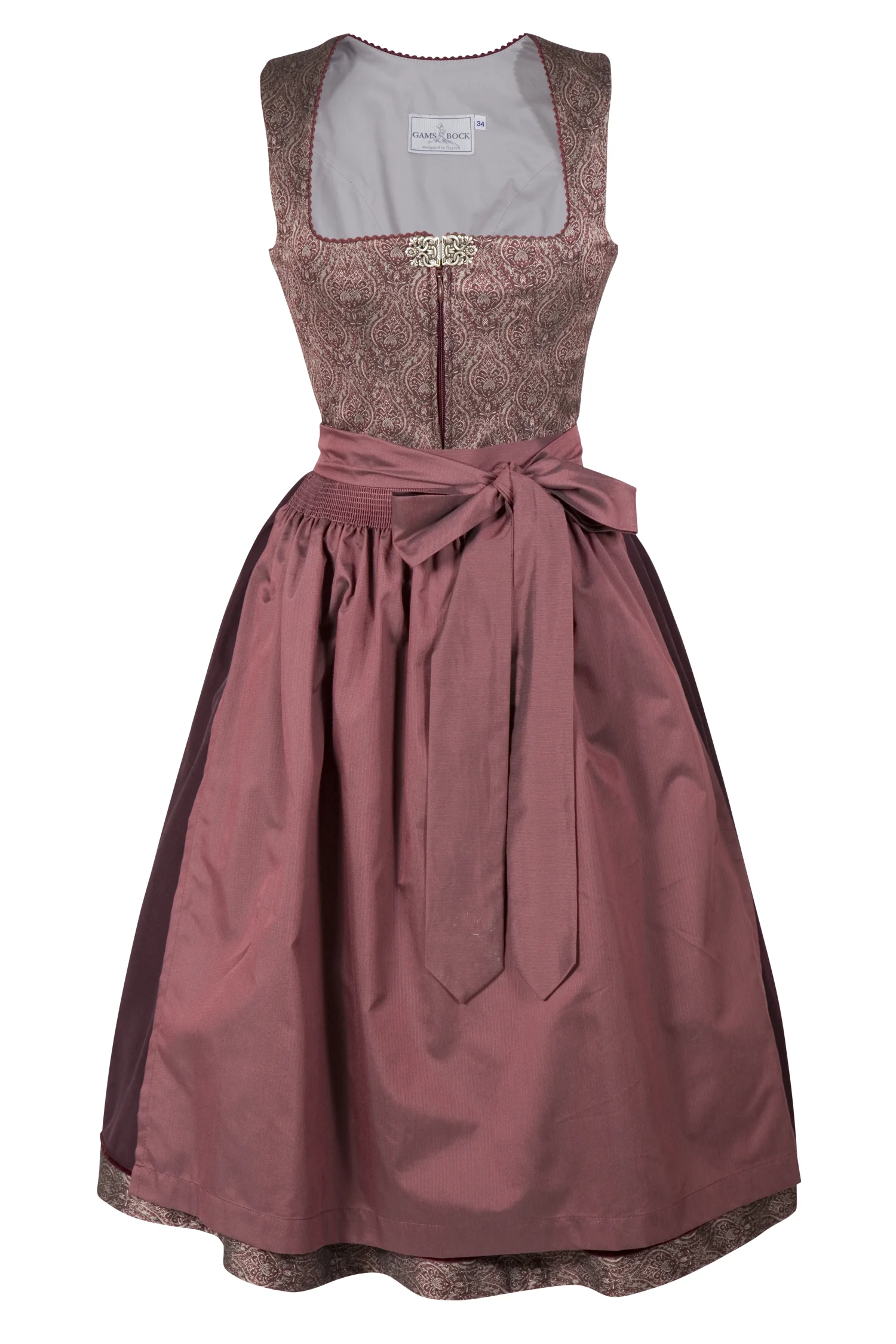 3098-0369-rt8-23-06f-0740iituXX90neU7D Zeitlos elegantes Dirndl in bordeaux