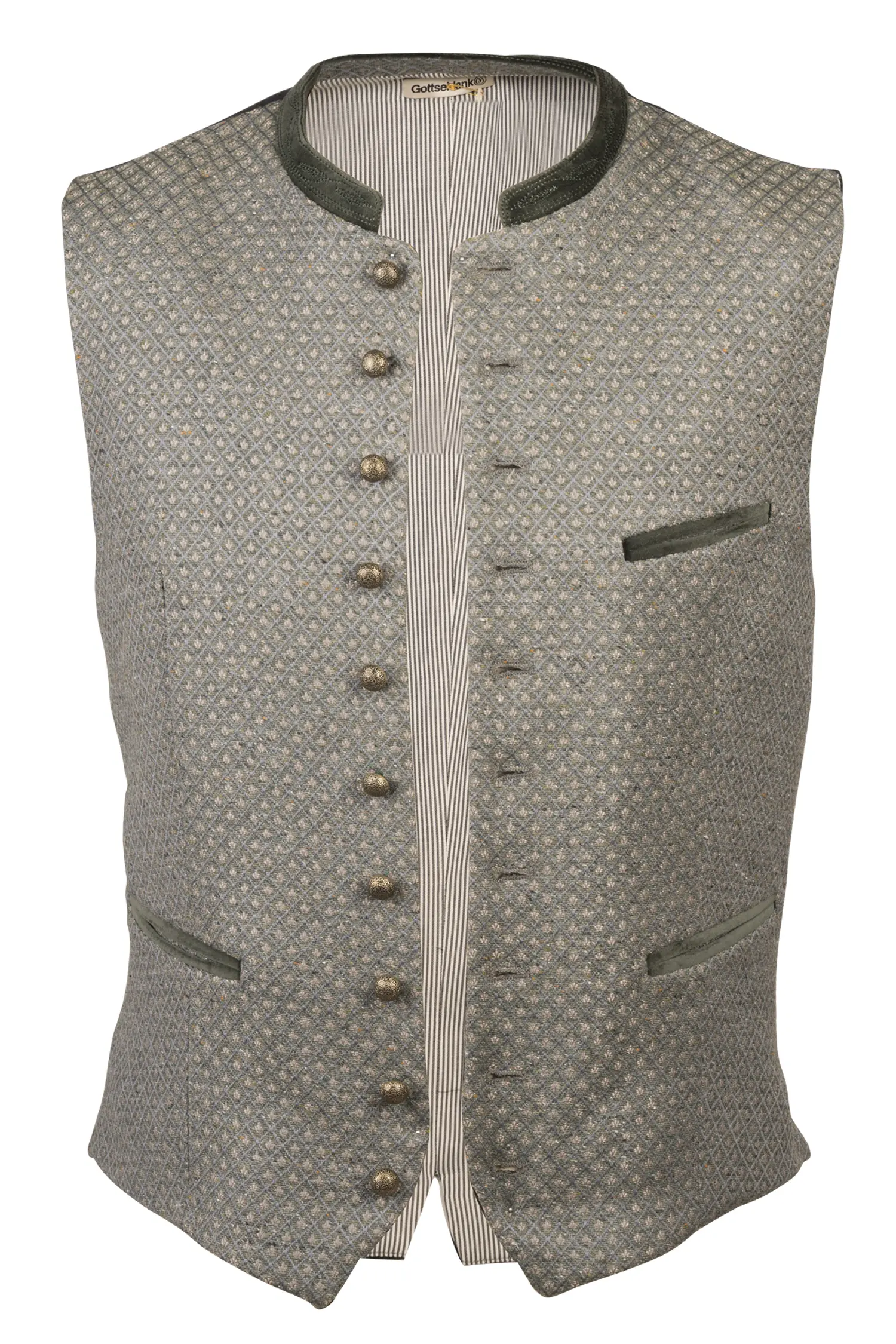Trachtenweste Konstantin in Salbeifarben