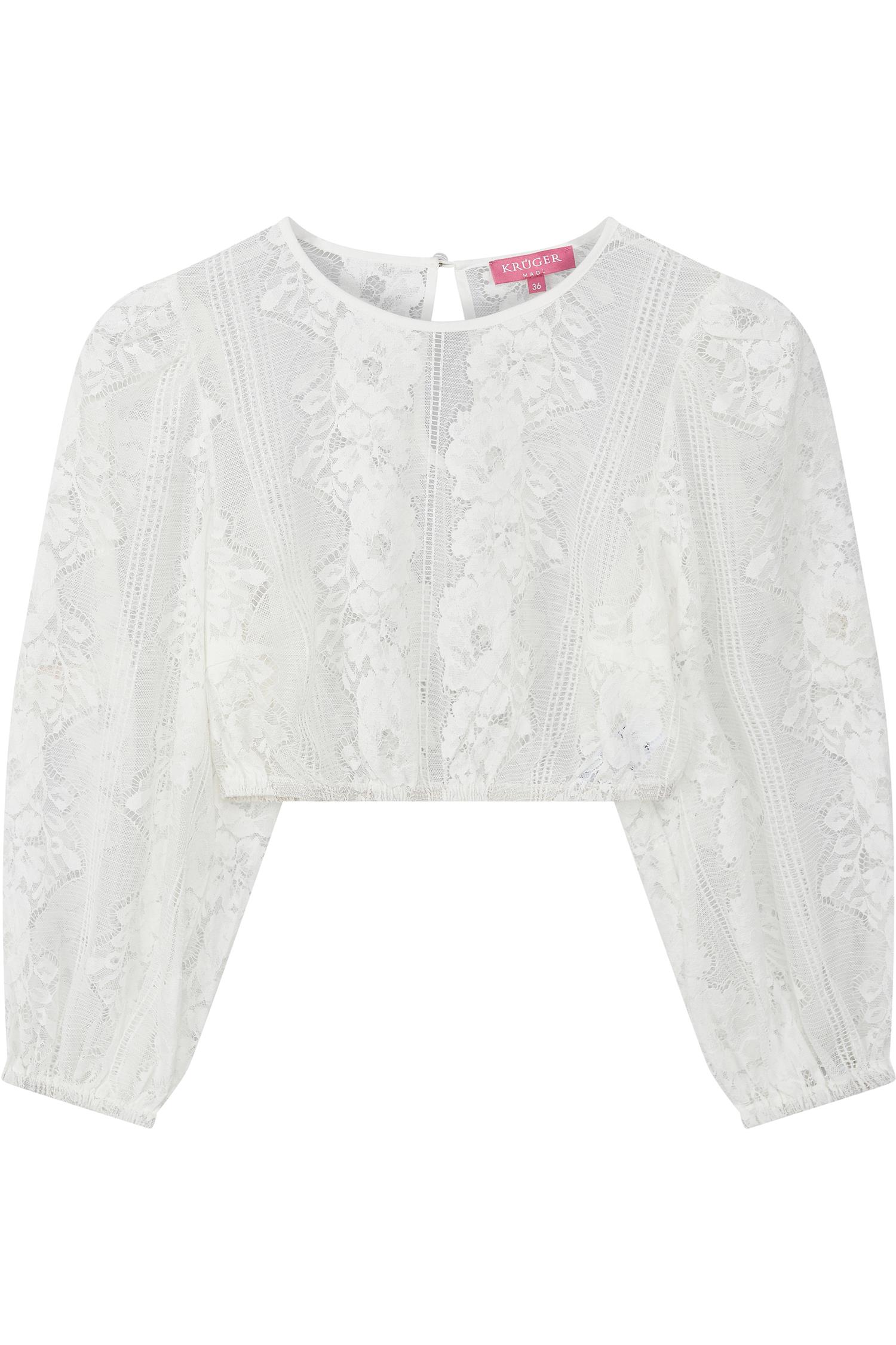 Dirndlbluse von Krüger in Creme