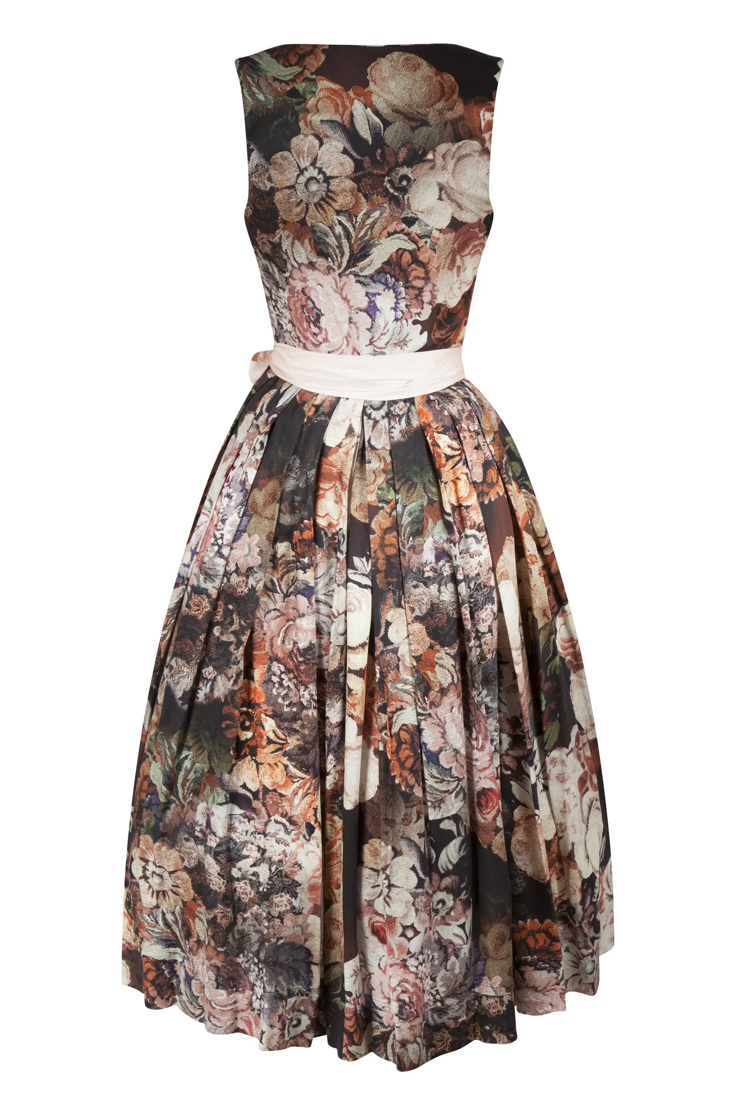 Sportalm Dirndl mit edlem Blumendesign - Rückansicht