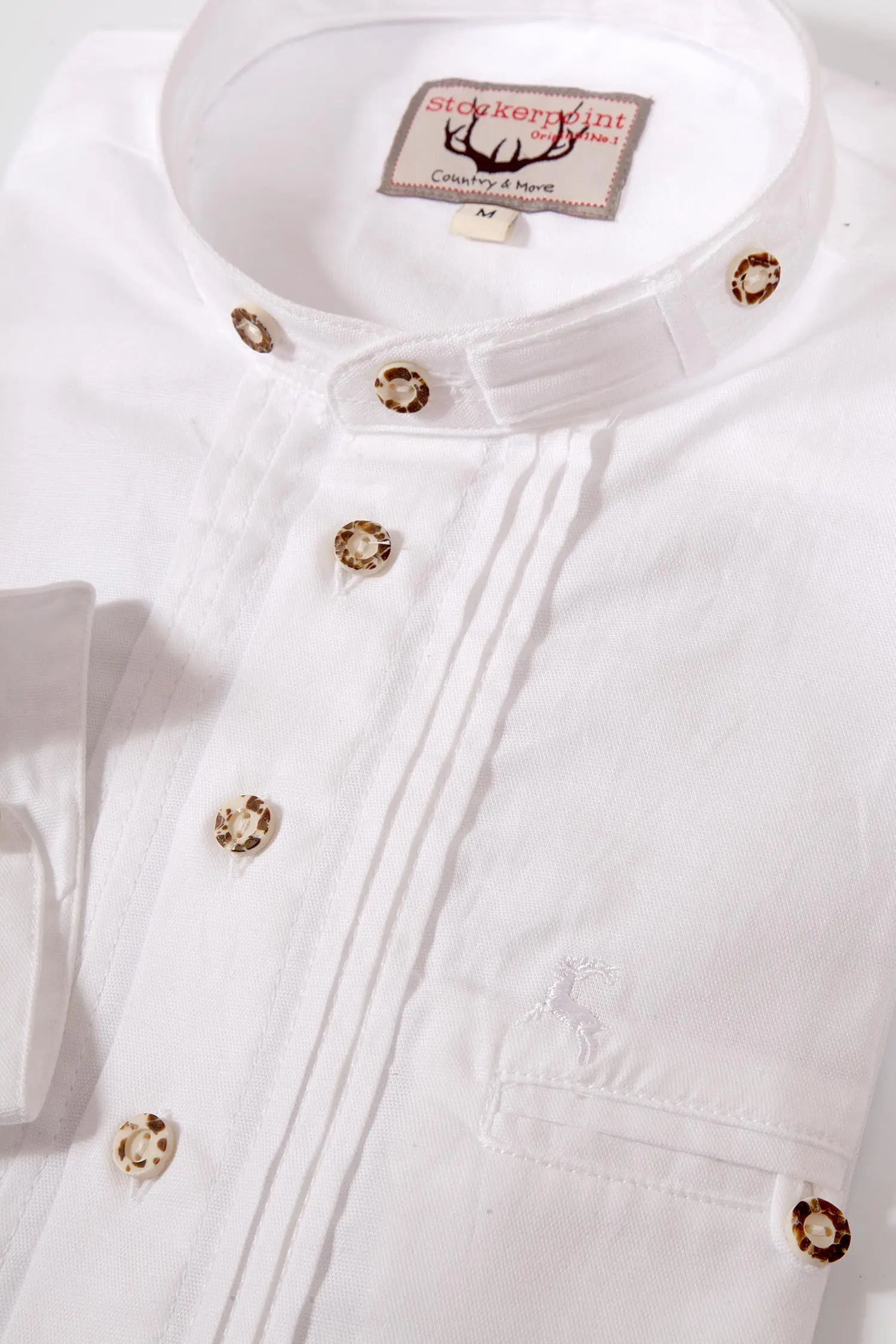 schlupfhemd-renbus-weiss-1501-0007-ws2-20-02e-6080-c Trachtenhemd aus Leinen in weiß als Schlupfhemd Arm