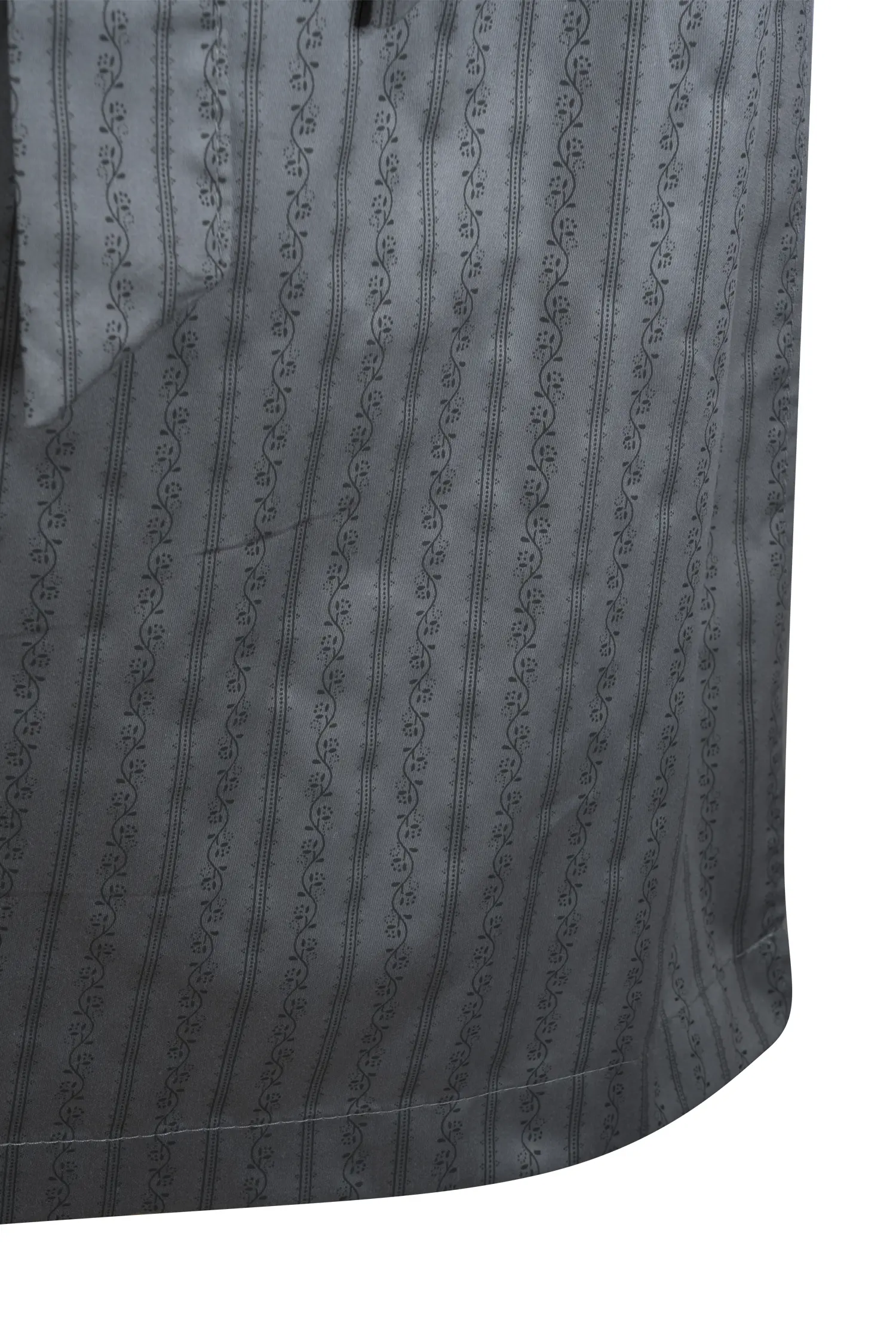 Dirndlschürze grau 85 cm - Detail