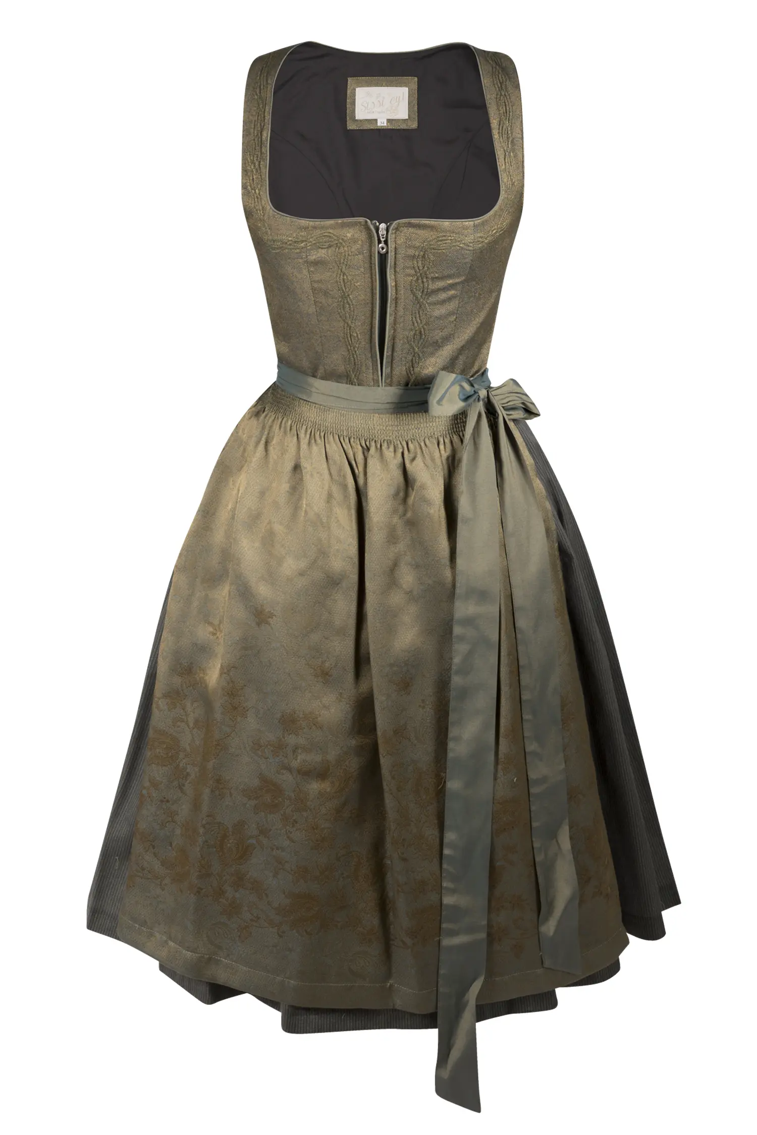 Limitiertes Dirndl in oliv von Sissi ey!