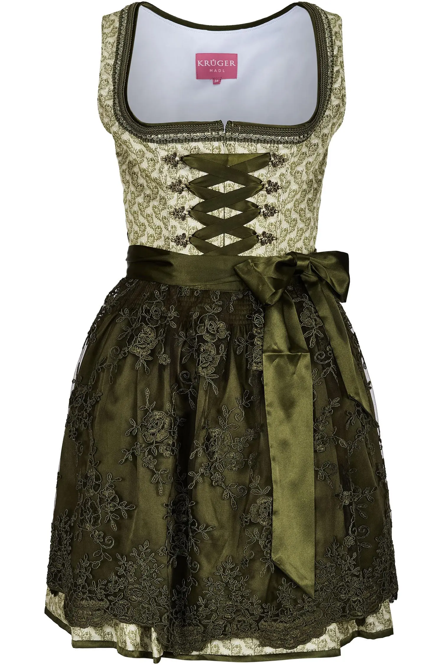 Dirndl Brynlee von Krüger in Grün Krüger Dirnd Brynlee in dunkelgrün