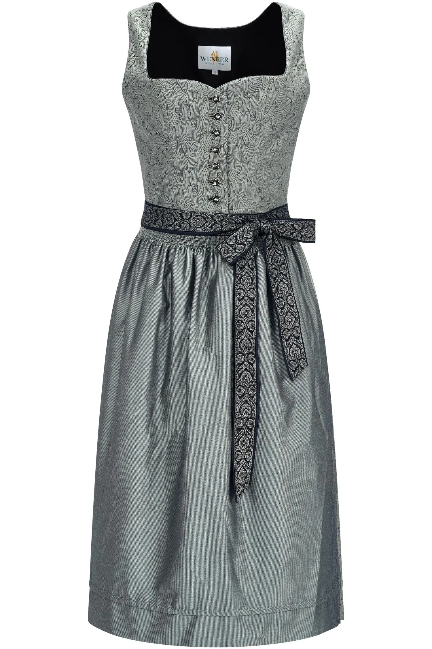 Dirndl Waria von Wenger in Grün Country Line Dirndl Waria in dunkelgrün