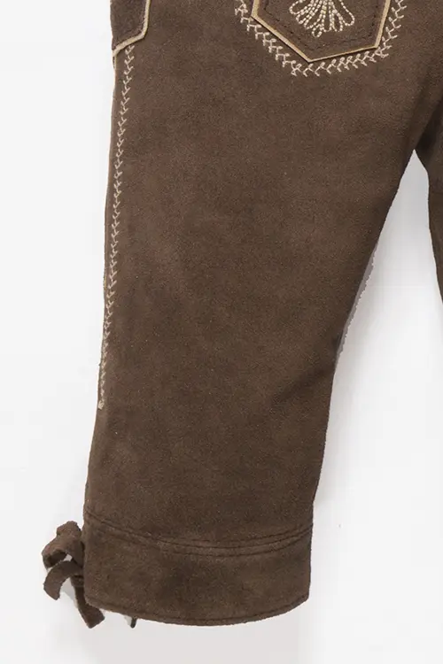 4713-1012-br8-16-06g-9825-d Kinder Lederhose als Kniebundhose mit Träger 4