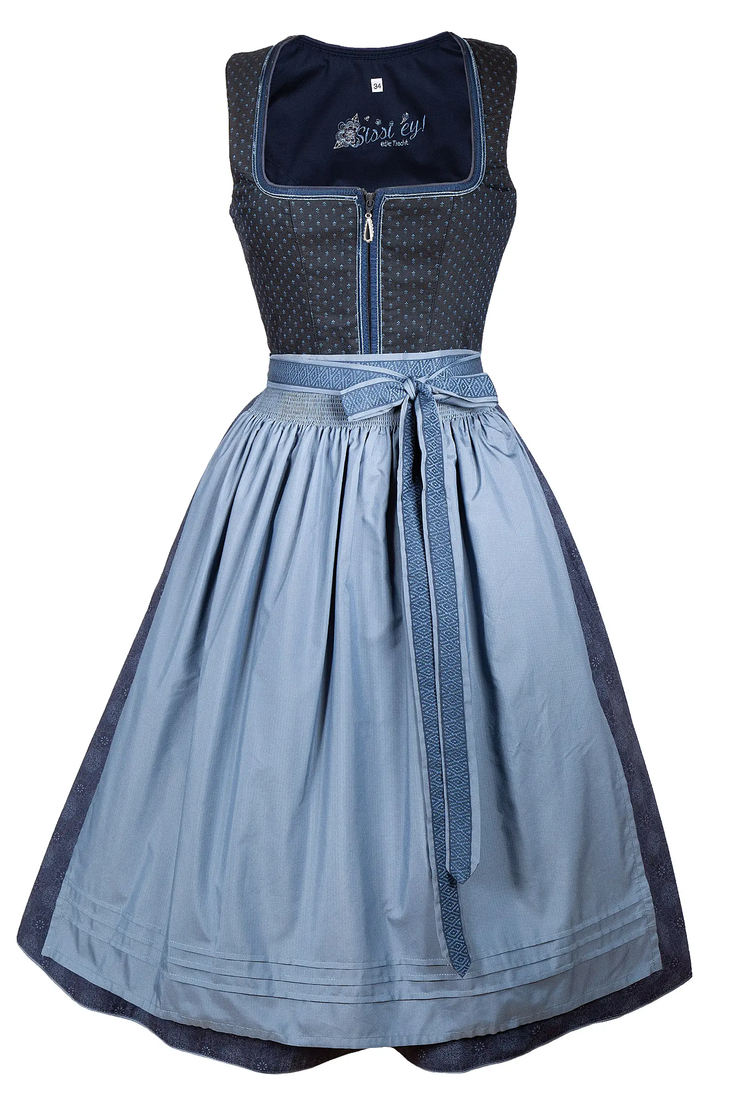 3097-1701-bl8-22-07b-1188 Sissi ey! Dirndl in dunkelblau