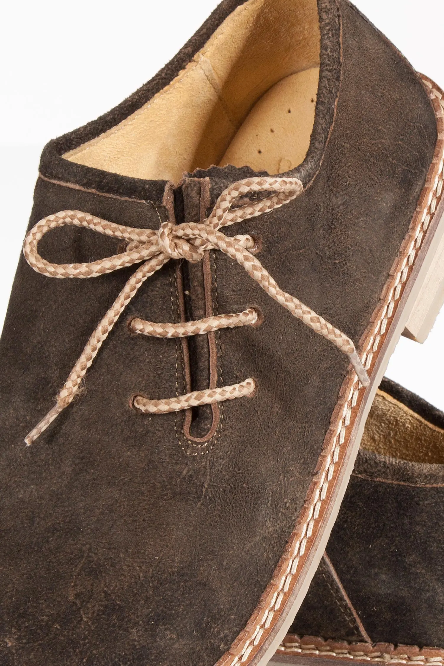 trachtenschuhe-leder-dunkelbraun-1710-1049-ba8-18-06g-6110-c Trachten Schuhe in dunkelbraun von Stockerpoint Detail