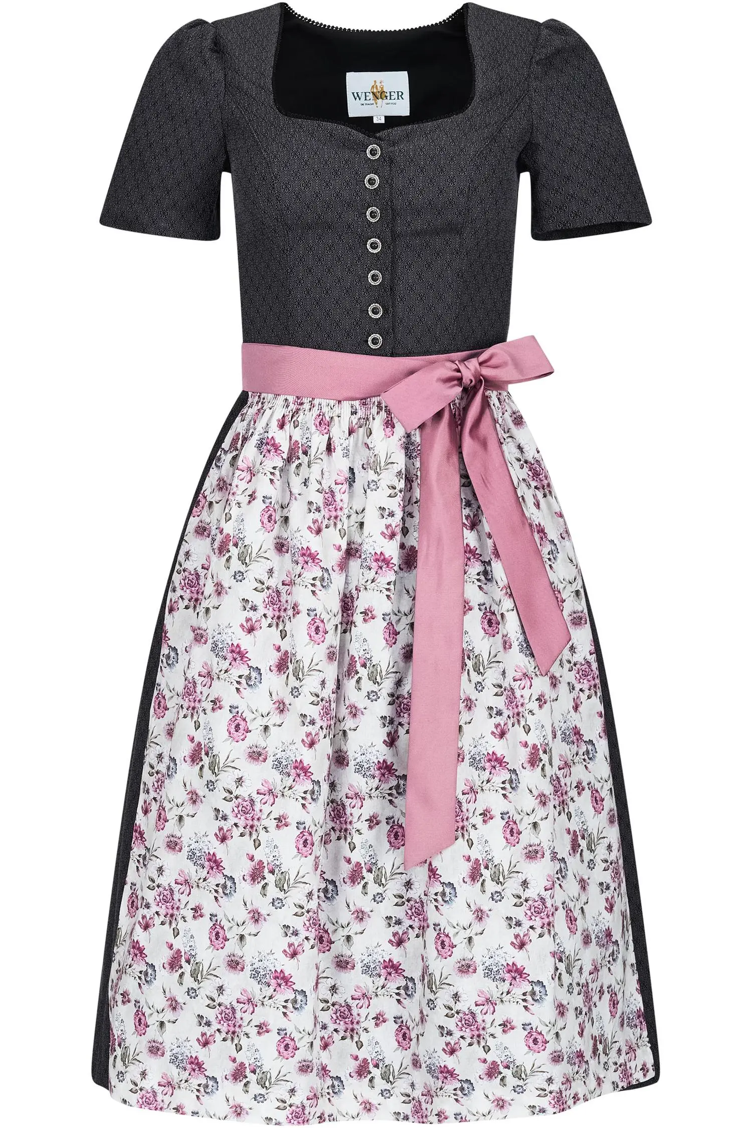Dirndl Waris in Schwarz von Wenger