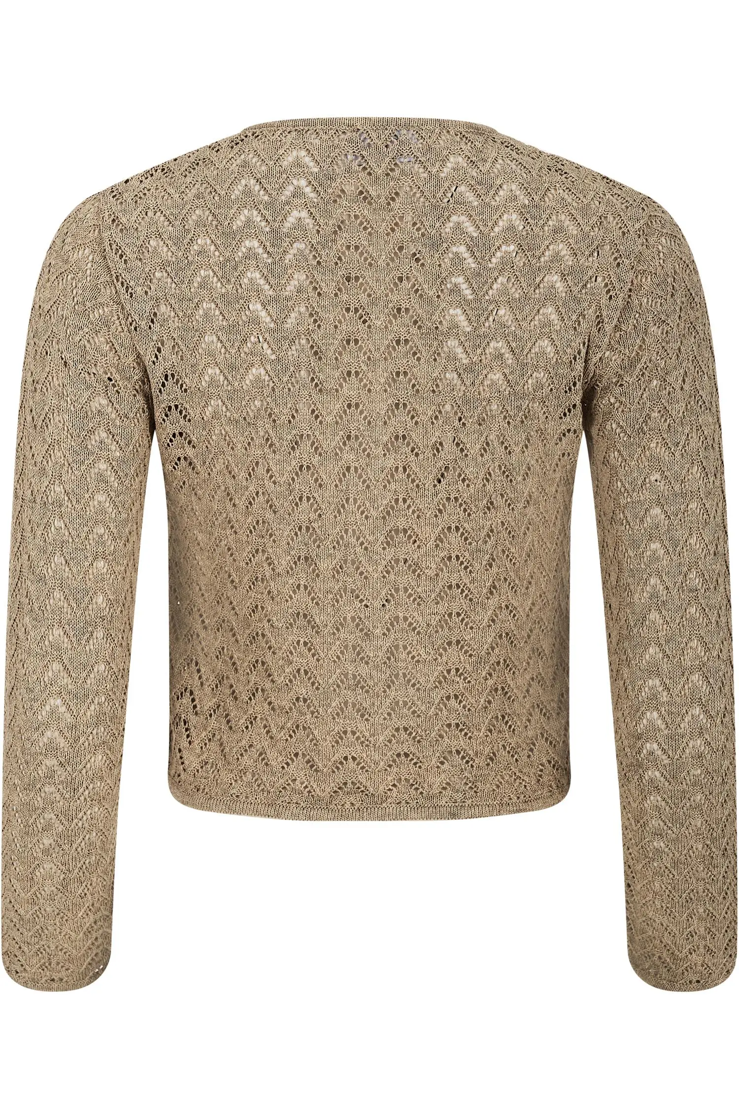 Biege Strickjacke Huberin 2