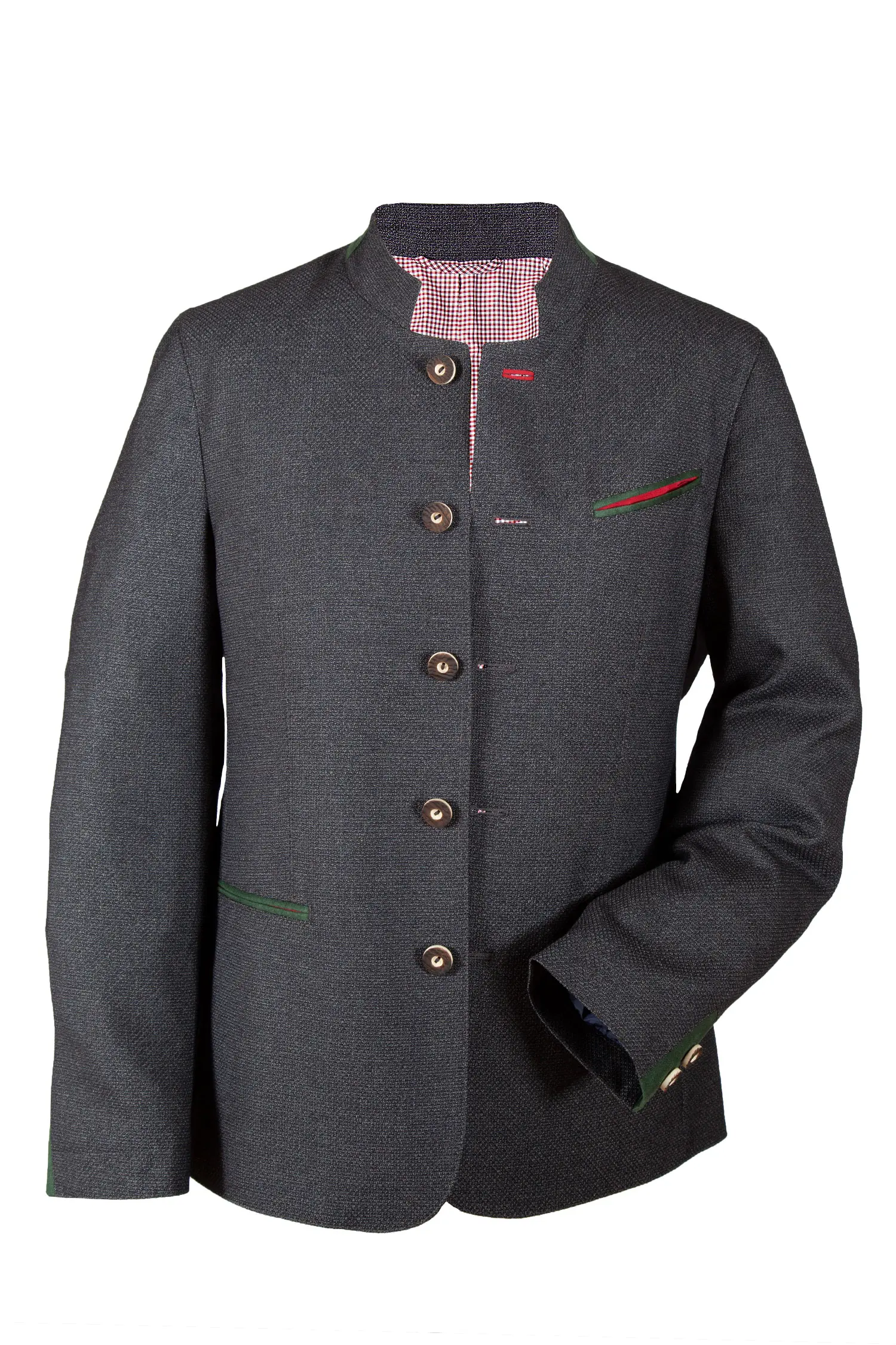 Herren Trachtenjanker Freising in anthrazit