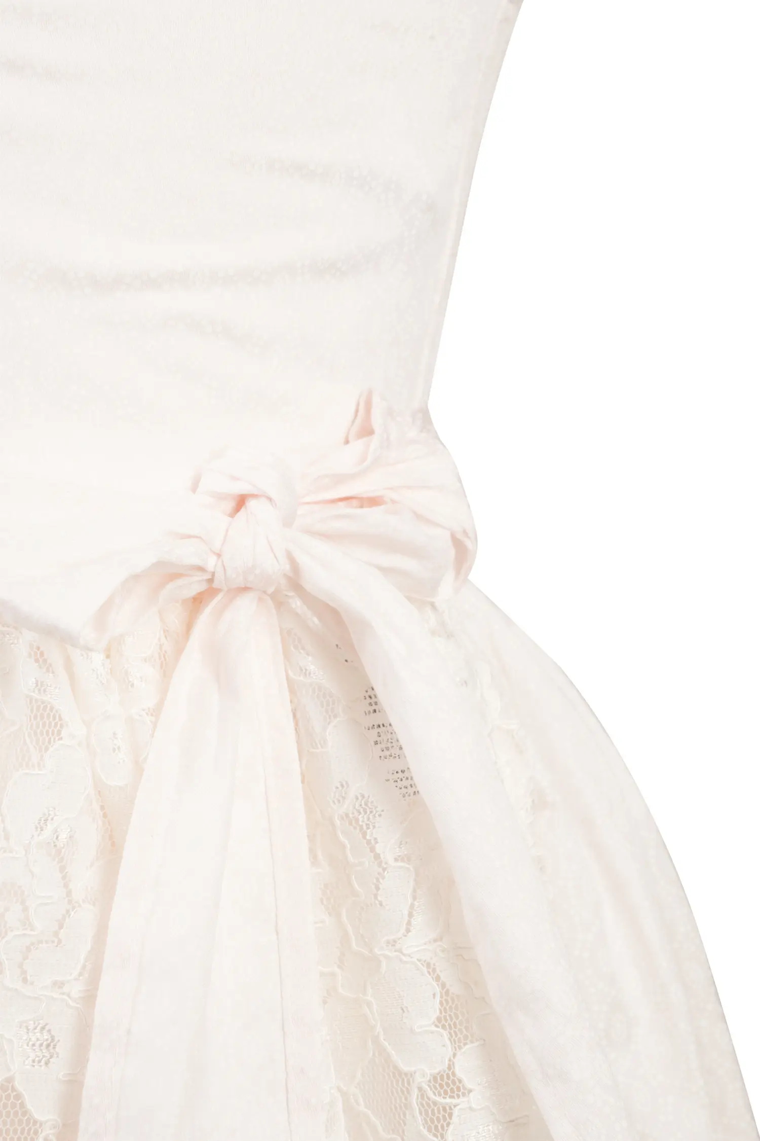 Kinderdirndl Alina in Zartrosa Detail Mieder