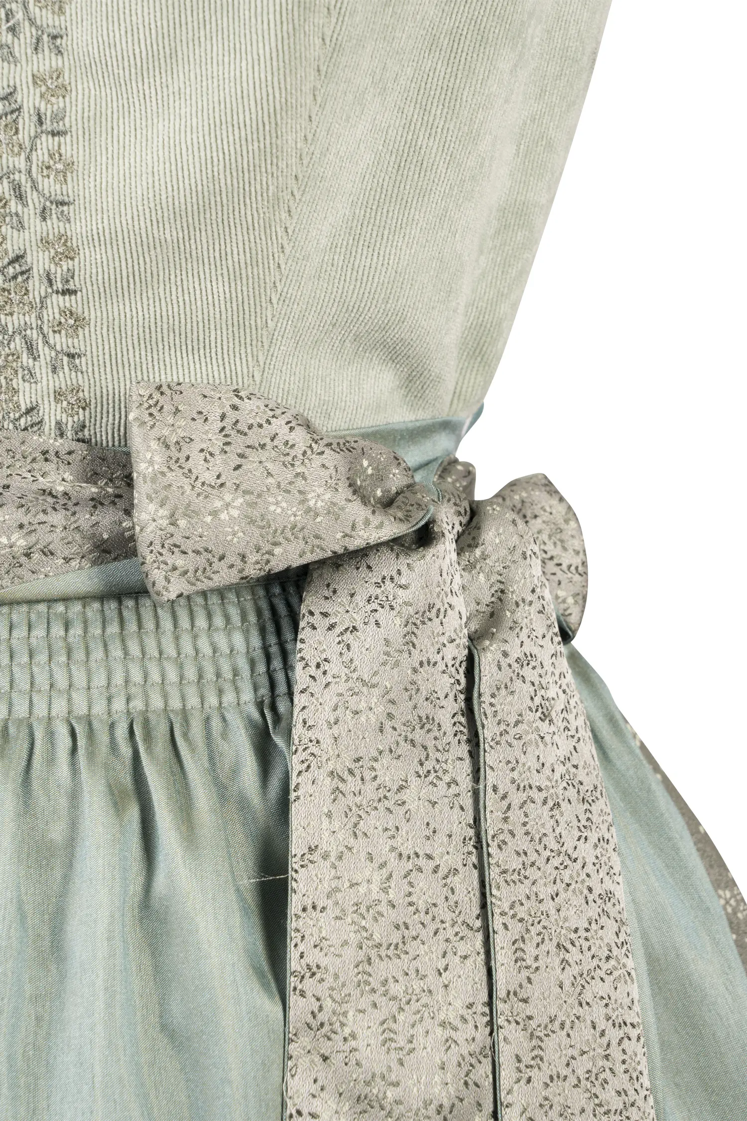 Dirndl Demo in Mint Detail Mieder