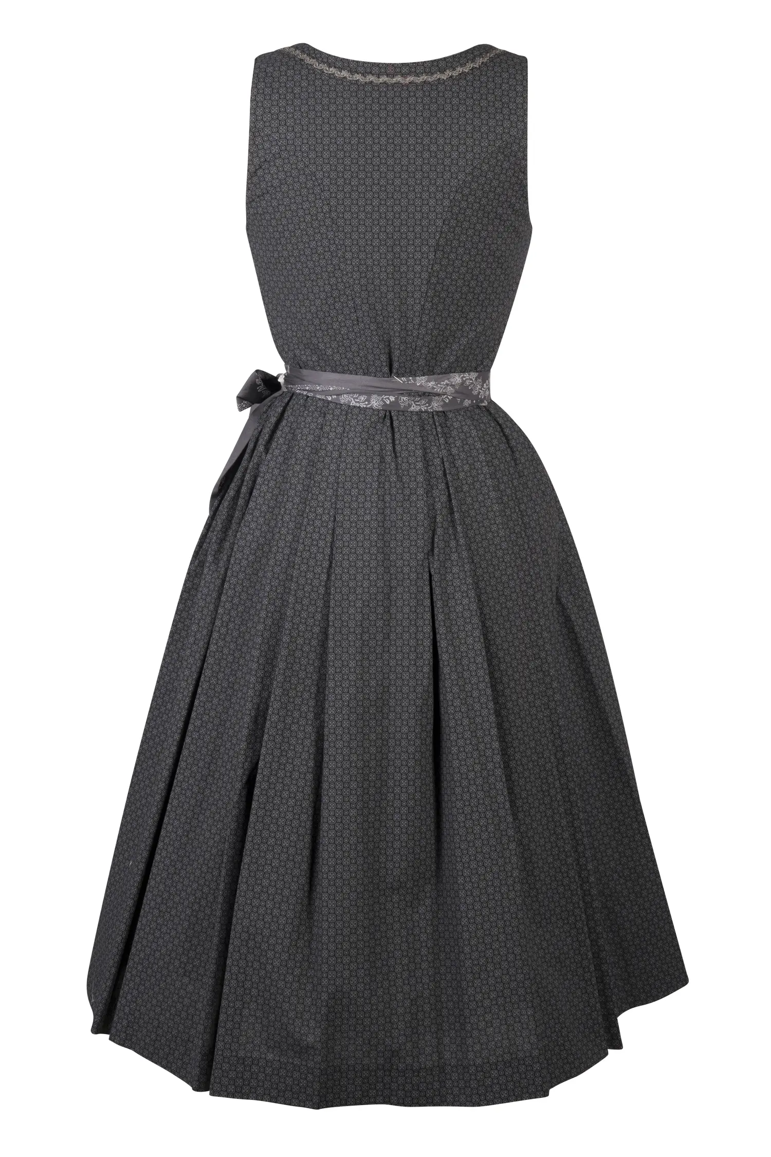 3091-1554-sw5-24-04-292904919 Dirndl Berenike in Schwarz Rückansicht