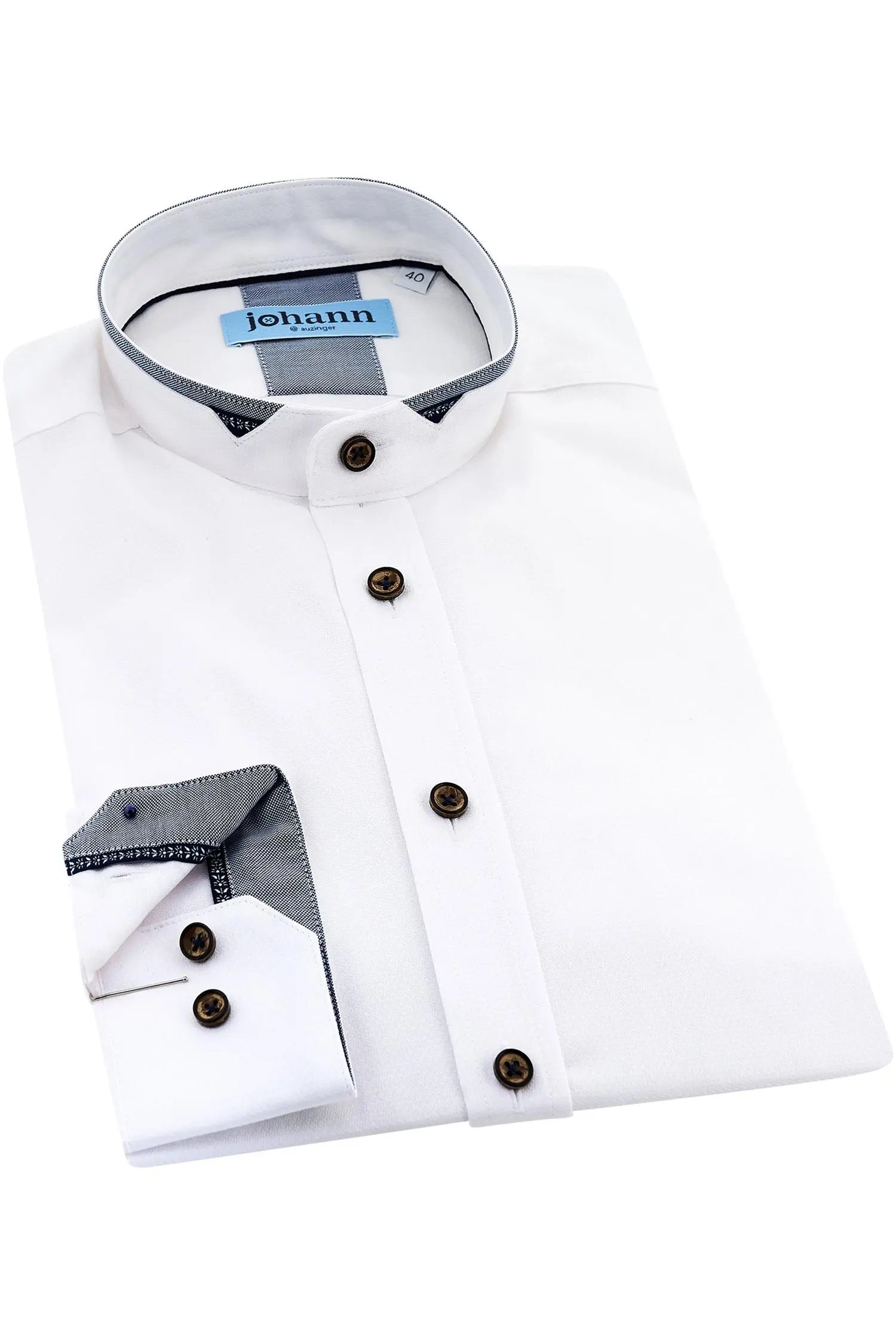 Trachtenhemd weiß