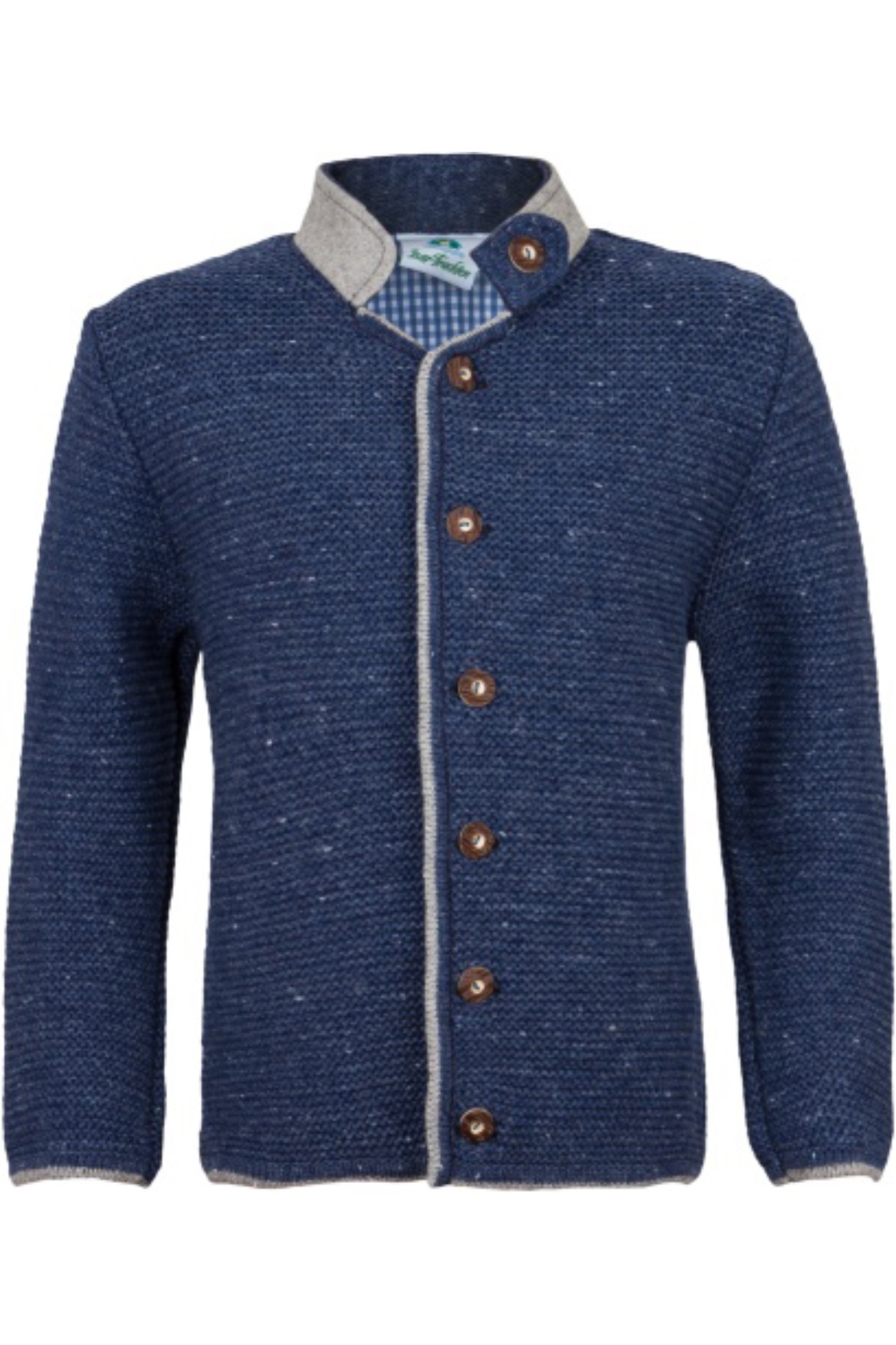 Isar-Trachten Strickjacke in Blau 