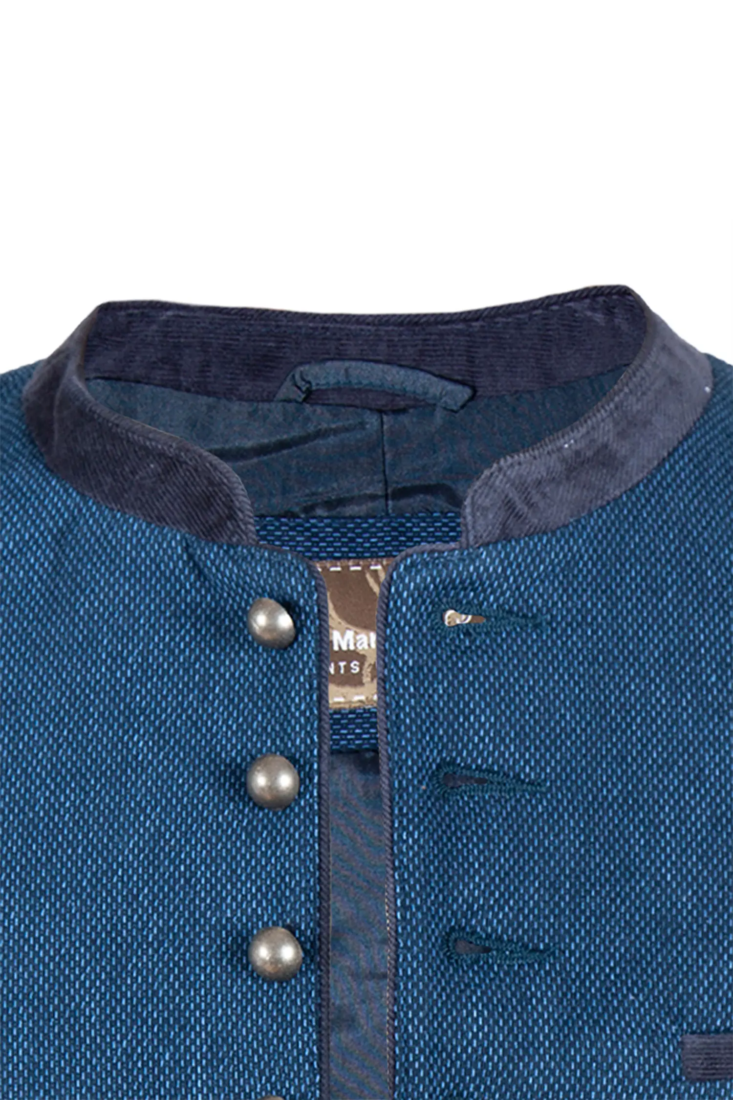 1344-0093-BL8-23-04b-5637d Trachtenweste Agonis II in dunkelbau von MarJo - Detail Knöpfe